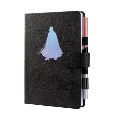 Cuaderno Darth Vader Star Wars Con Bolígrafo Sable De Luz