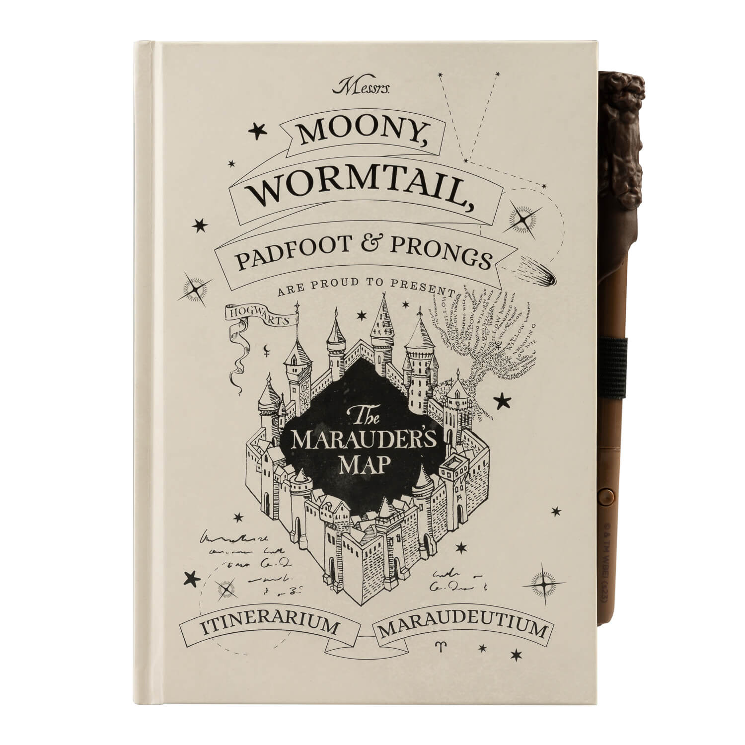 Cuaderno Harry Potter Mapa Del Merodeador Con Bolígrafo