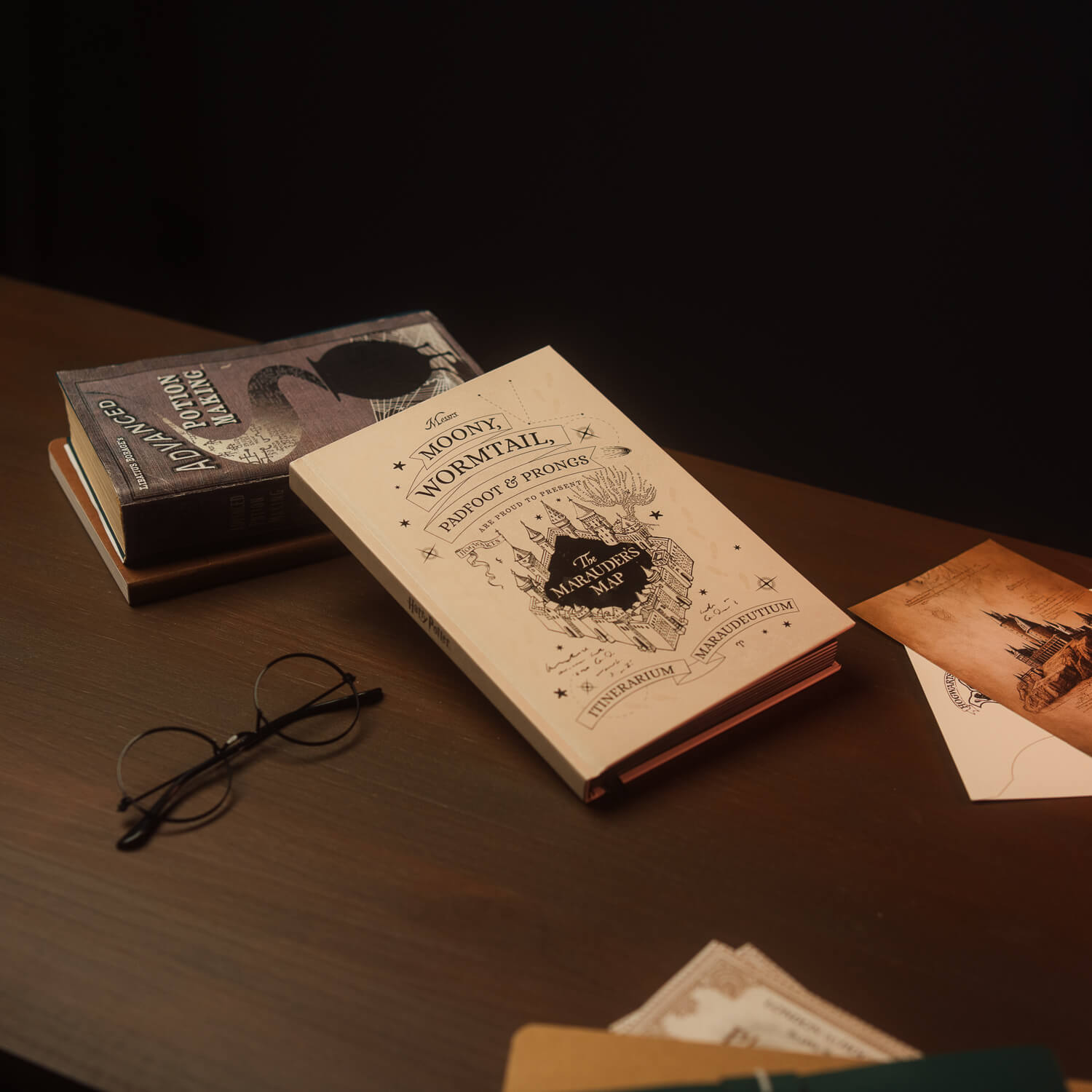 Cuaderno Harry Potter Mapa Del Merodeador Con Bolígrafo