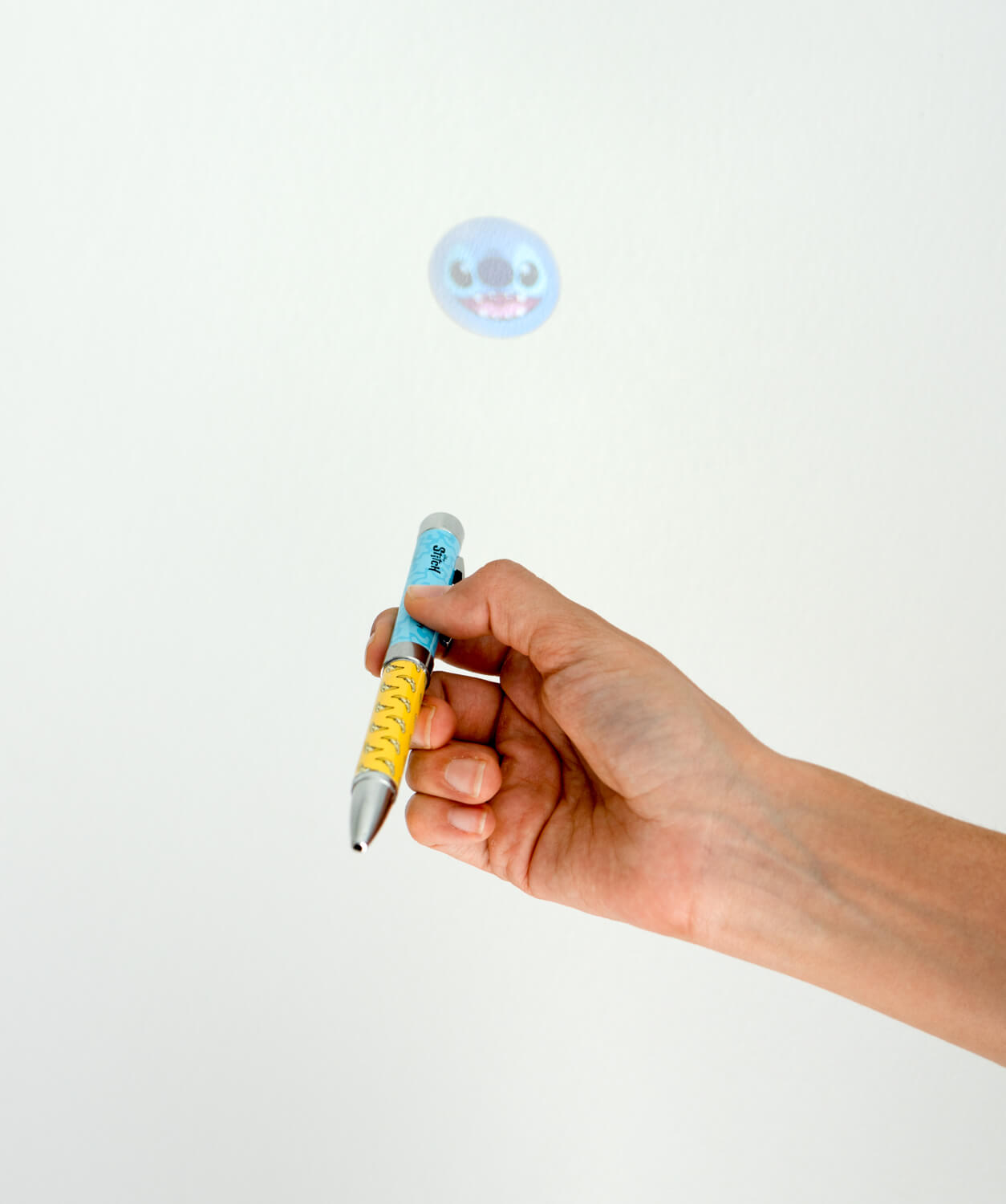 Cuaderno Felpa Stitch Disney Con Bolígrafo Proyector