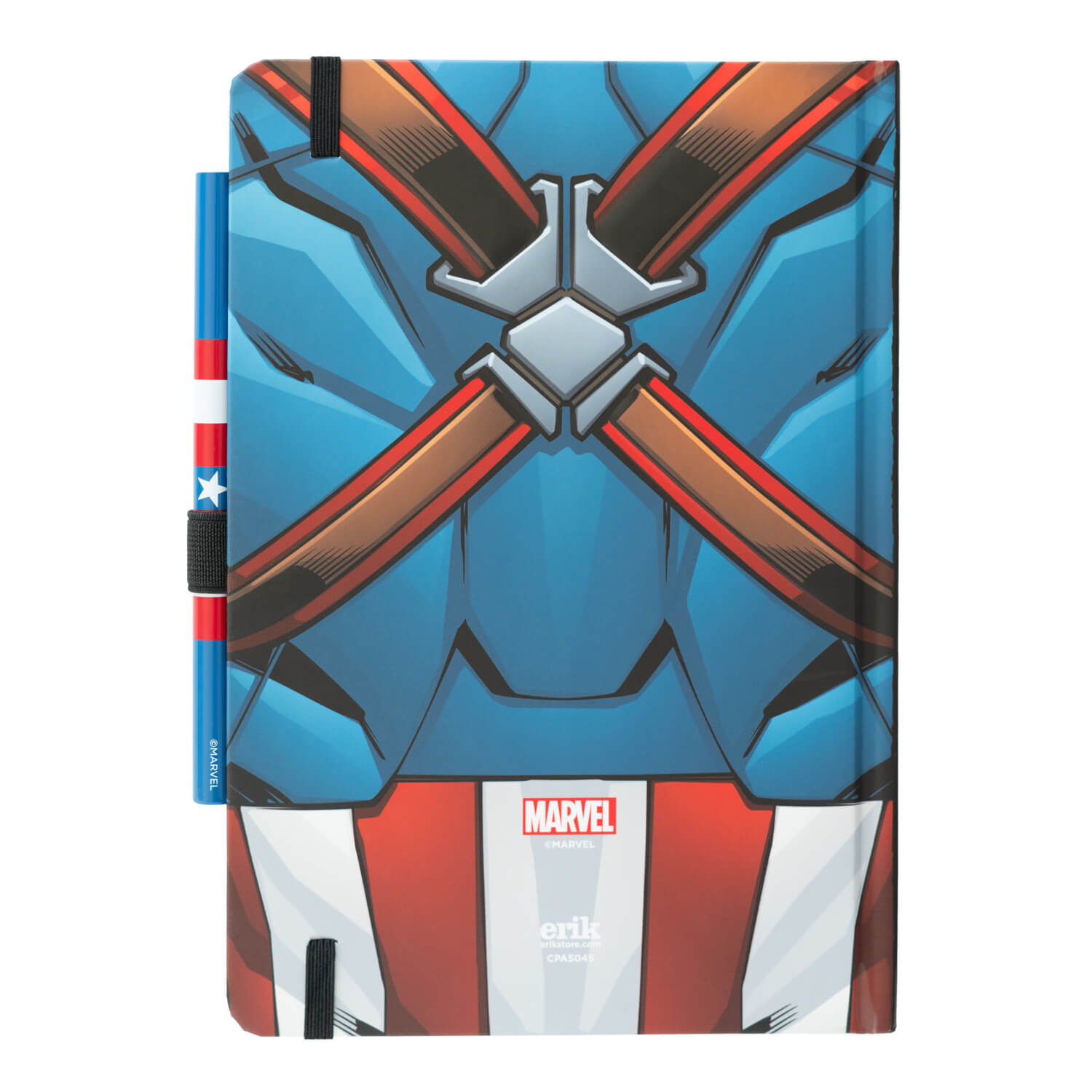 Cuaderno Capitan America Marvel Con Boligrafo