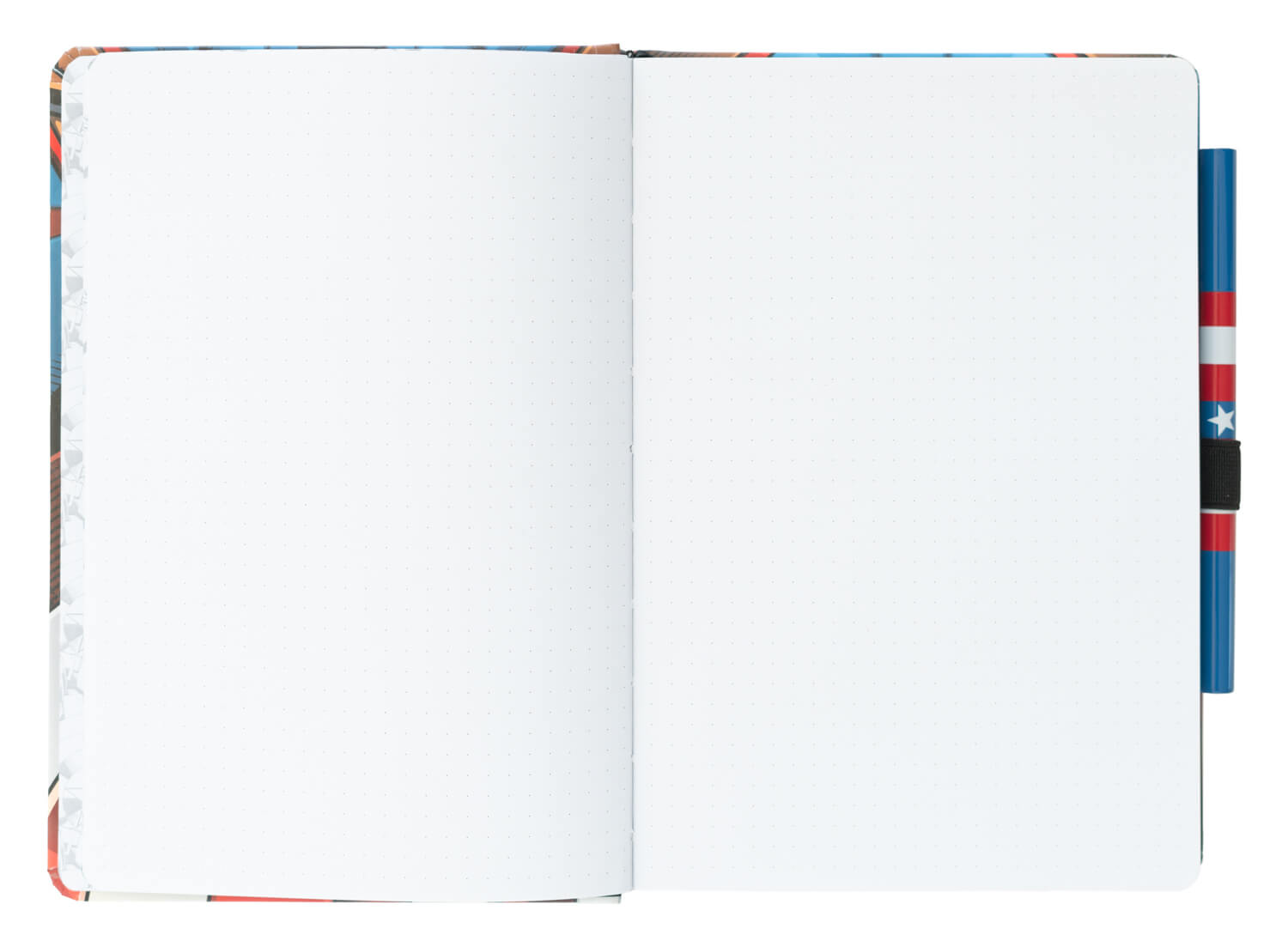 Cuaderno Capitan America Marvel Con Boligrafo