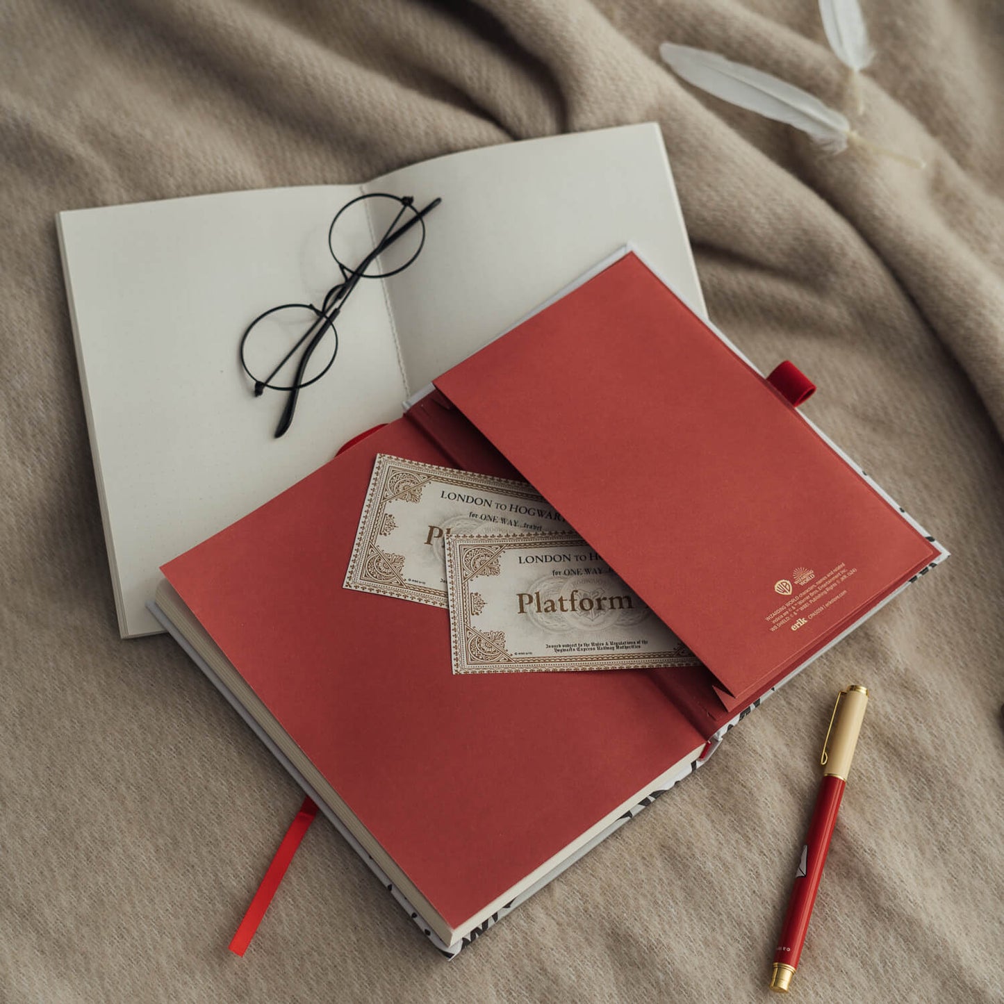 Cuaderno Harry Potter Hedwig Con Bolígrafo