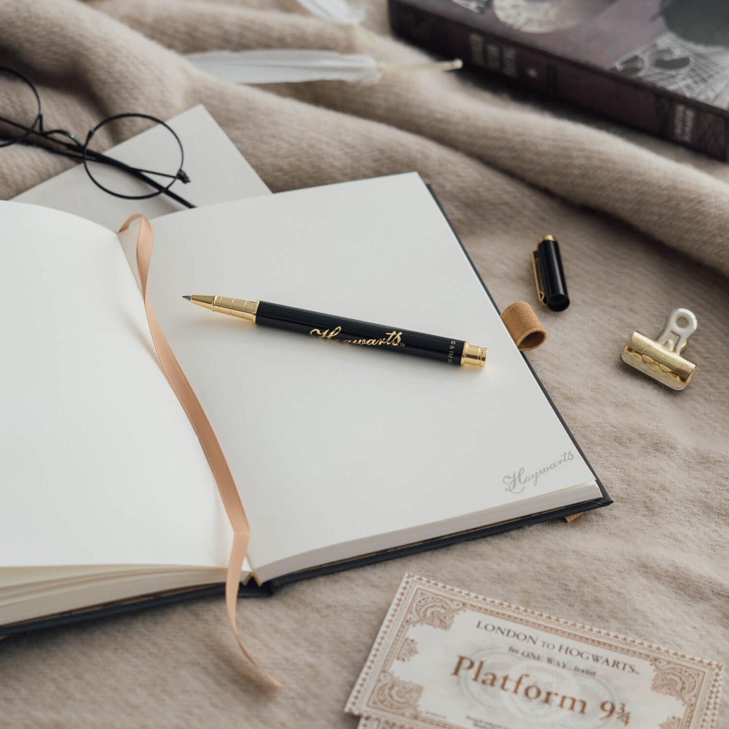 Cuaderno Harry Potter Hogwarts Con Bolígrafo