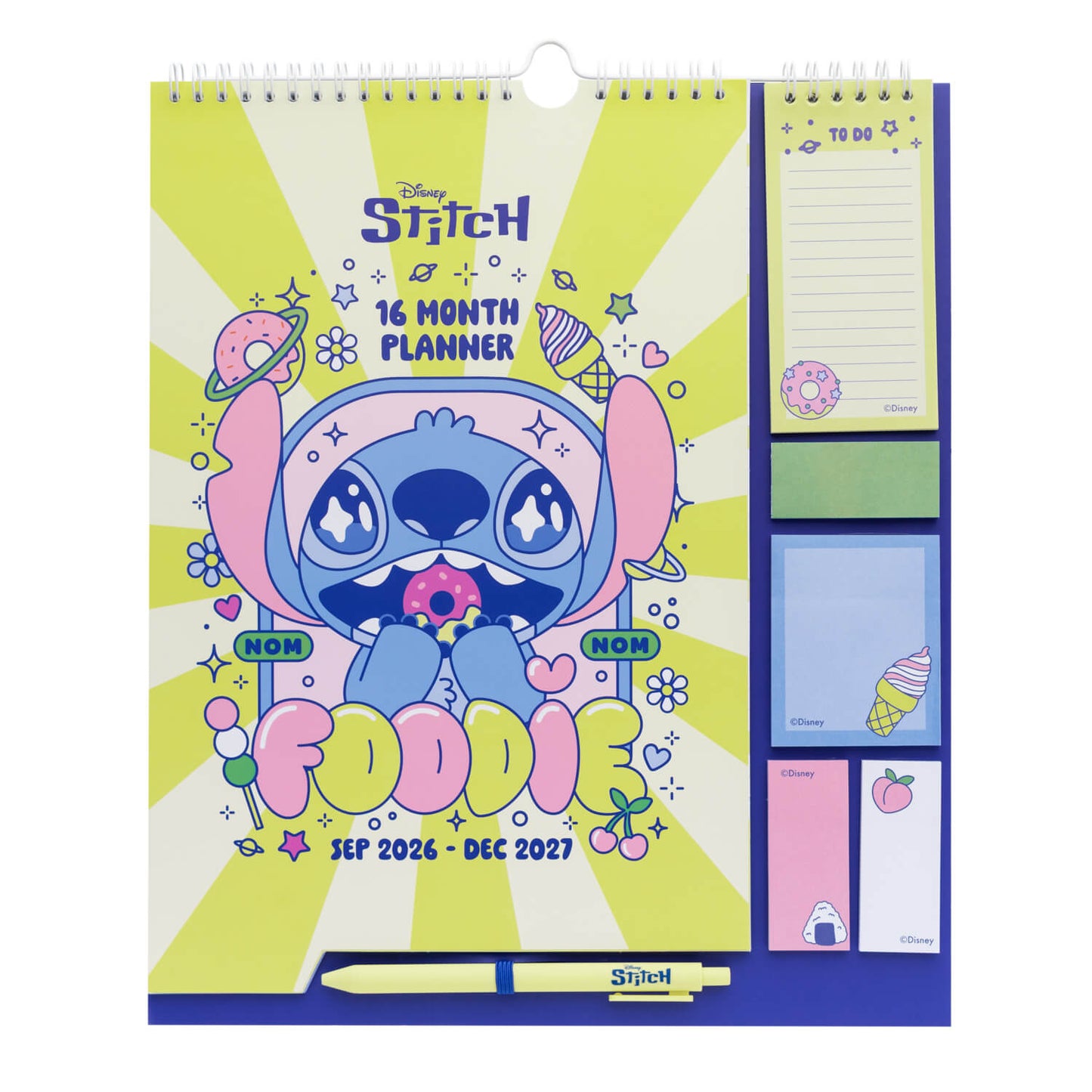 Planificador Mensual 2026/2027 Stitch Disney