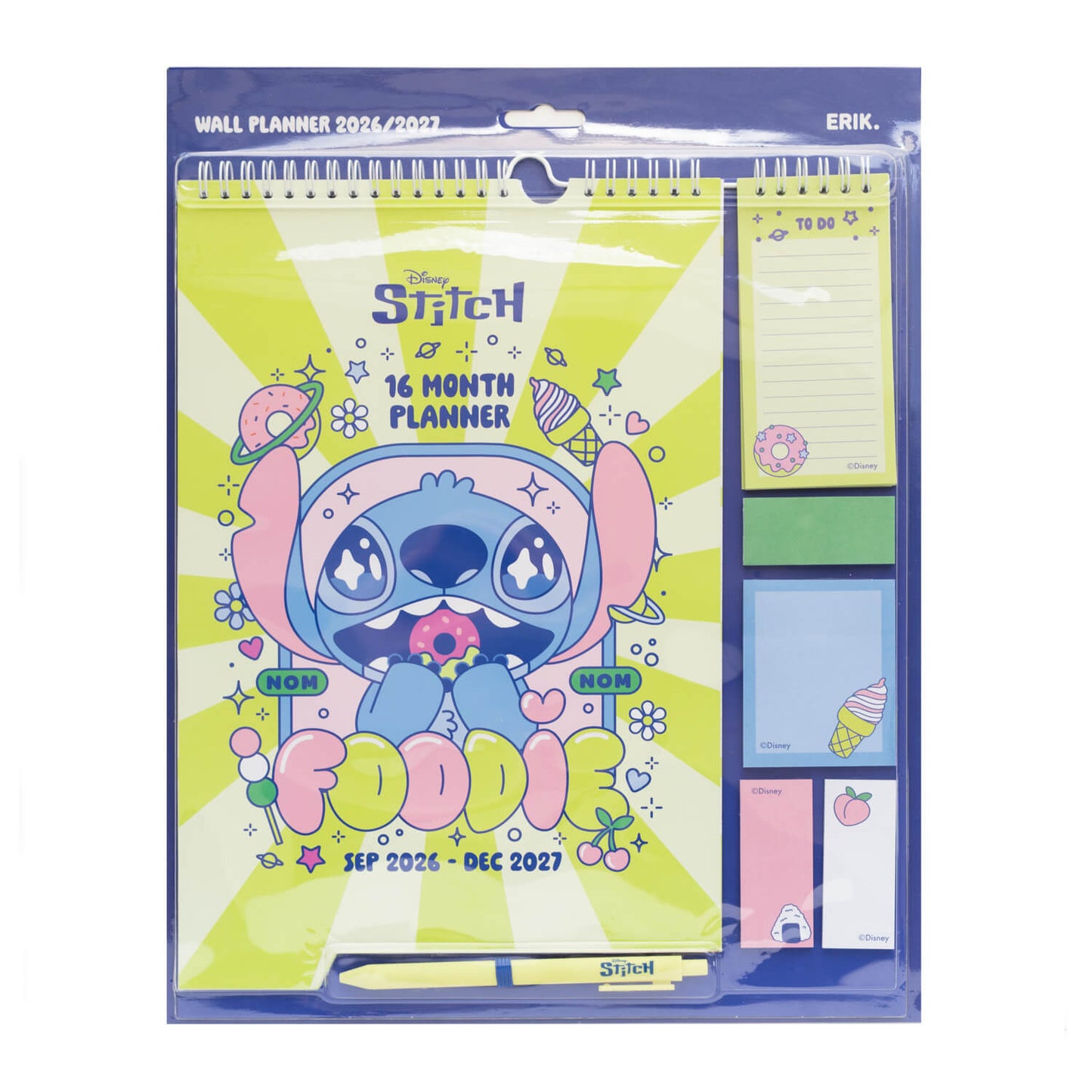 Planificador Mensual 2026/2027 Stitch Disney