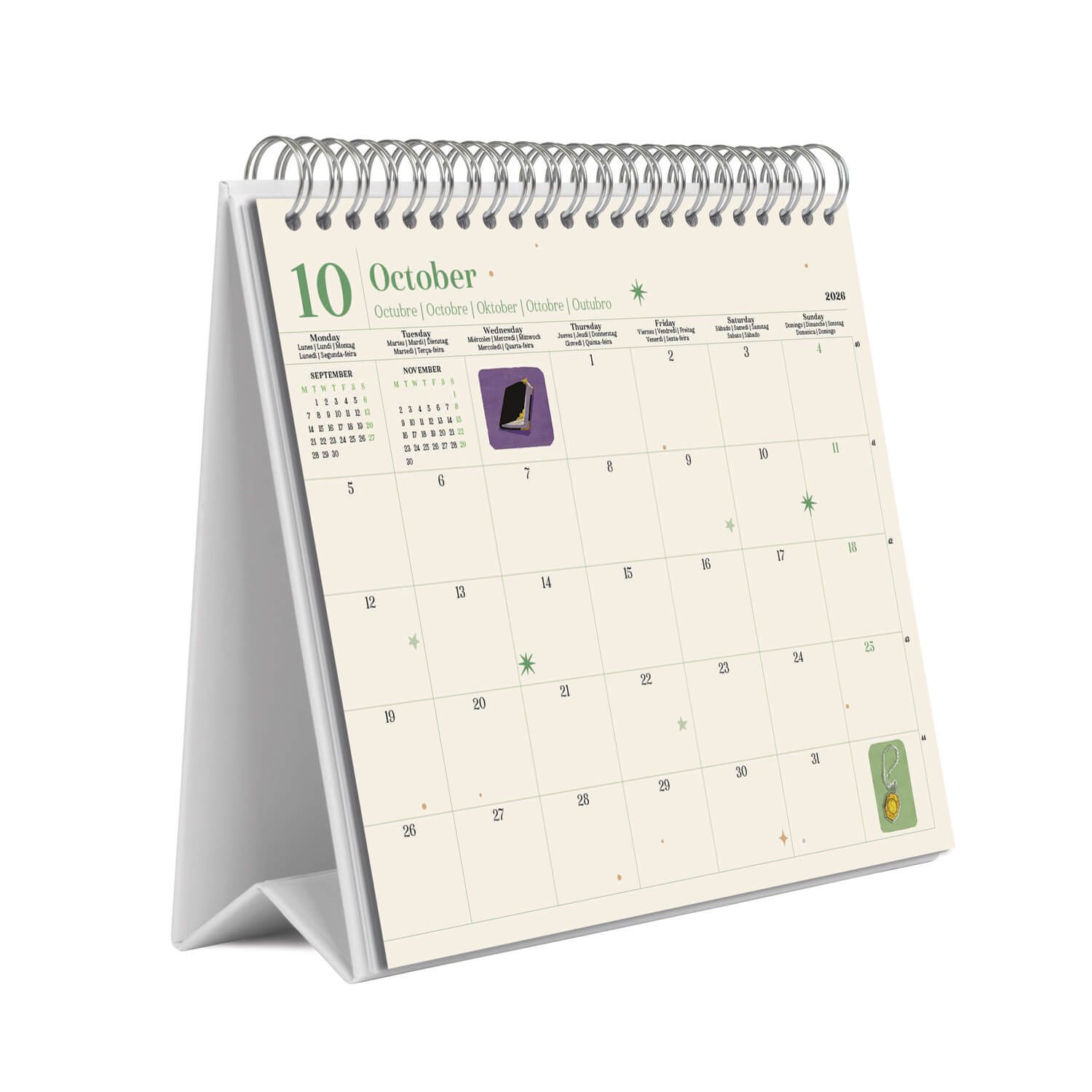 Calendario De Escritorio 2026 Harry Potter