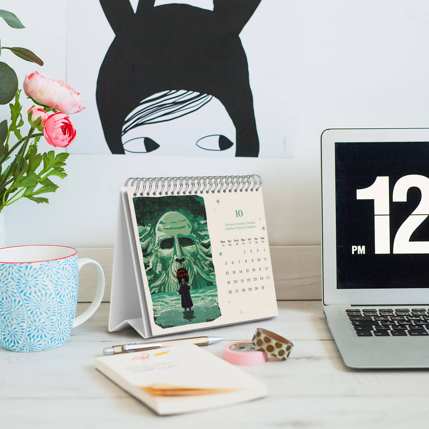 Calendario De Escritorio 2026 Harry Potter