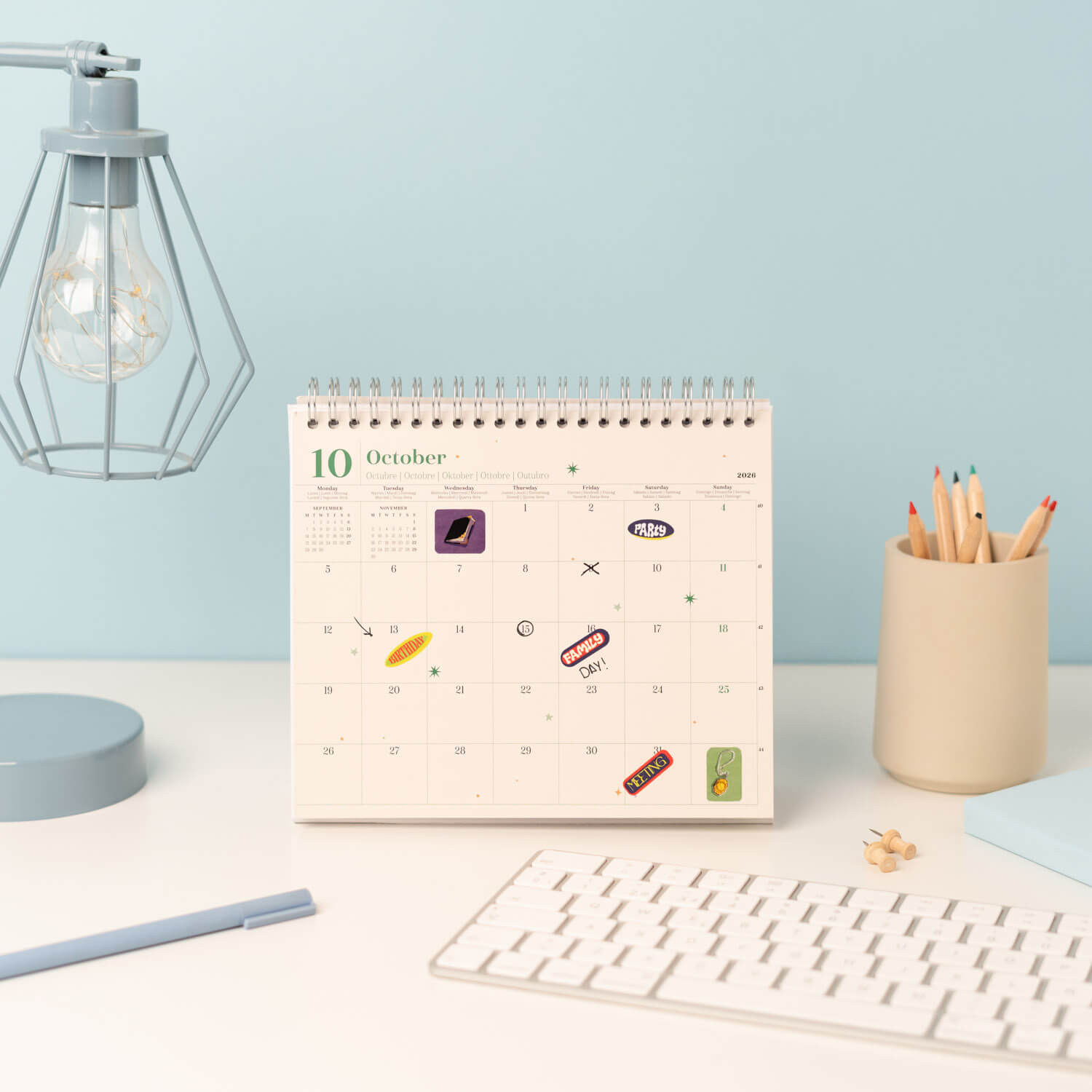 Calendario De Escritorio 2026 Harry Potter