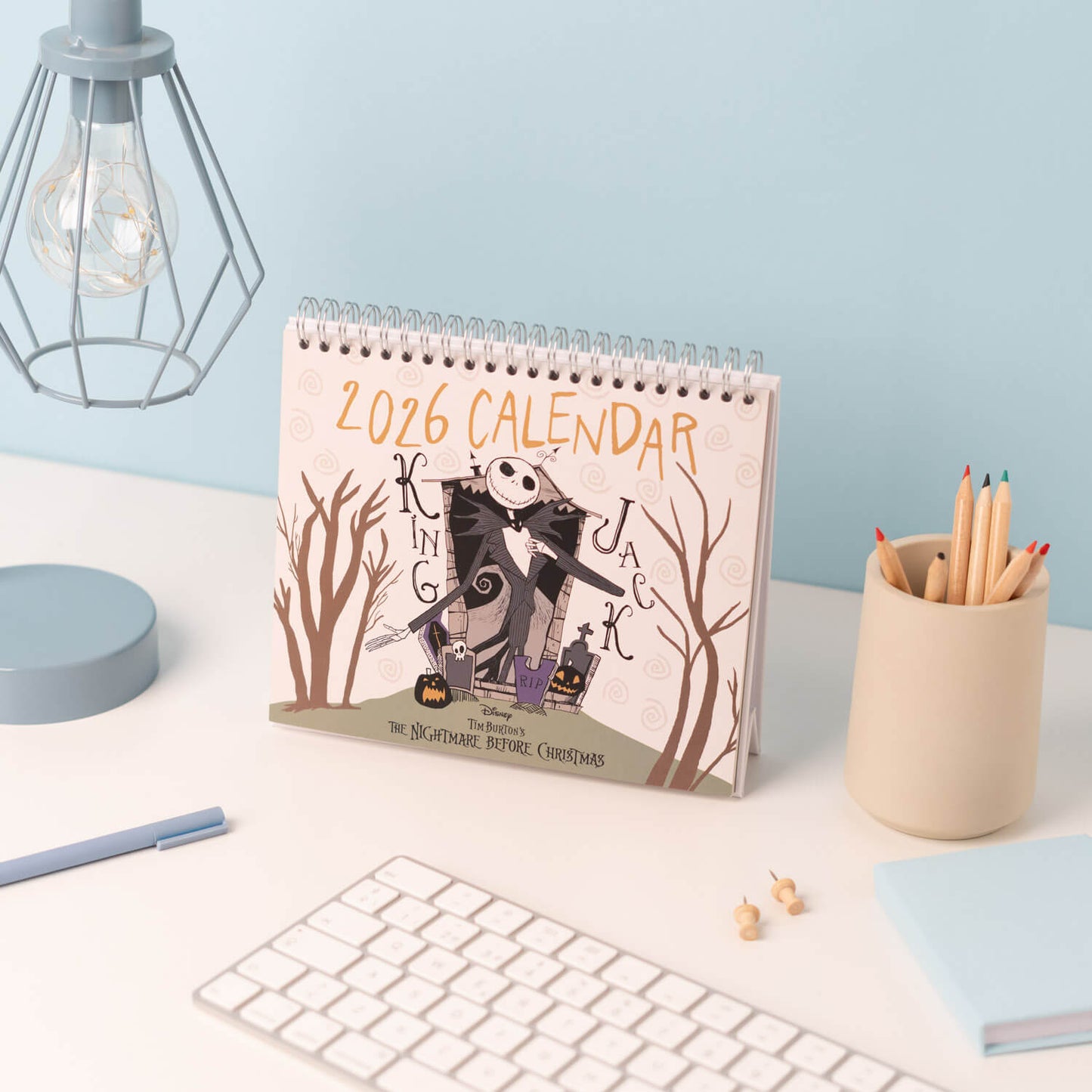 Calendario De Escritorio 2026 Pesadilla Antes De Navidad Disney