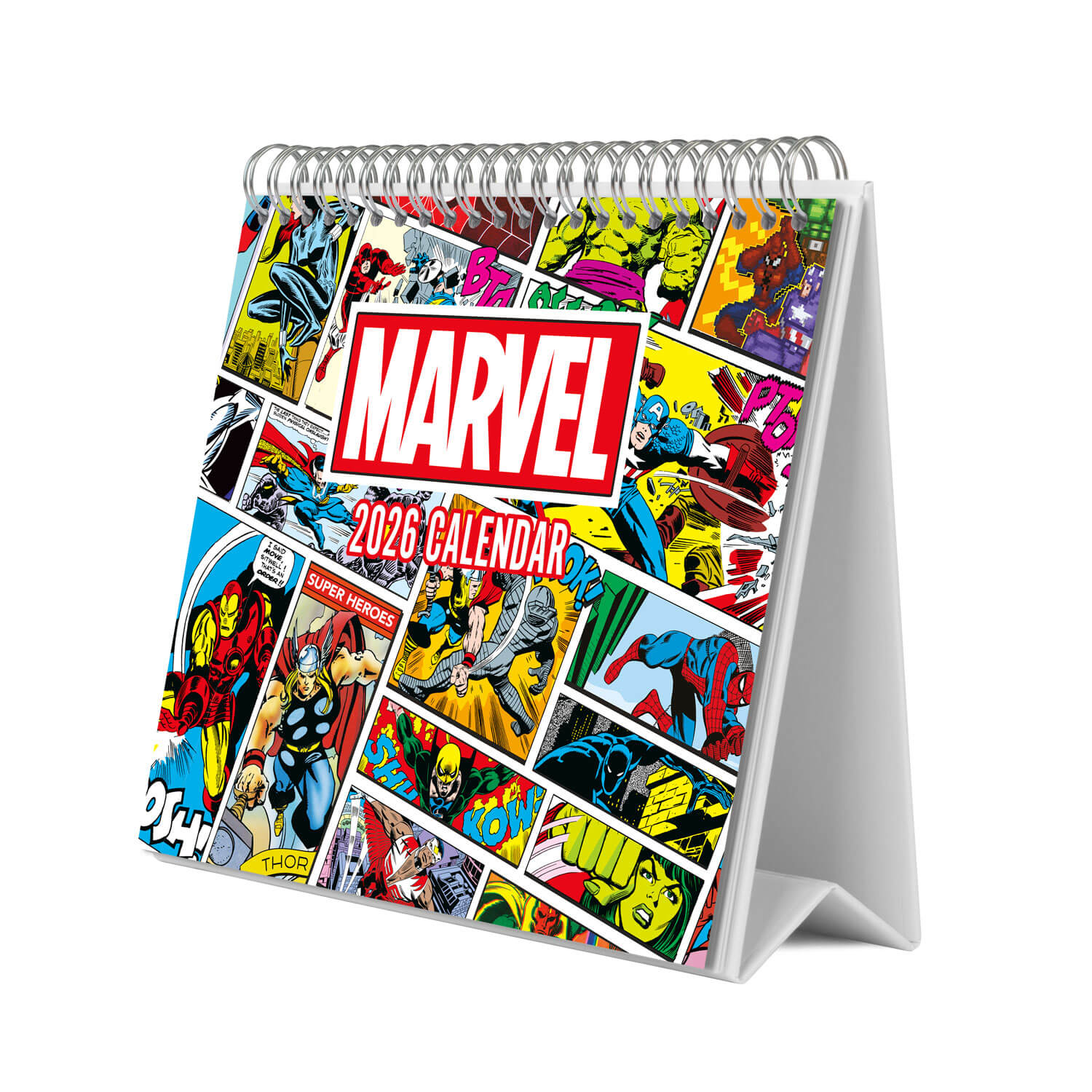 Calendario De Escritorio 2026 Marvel