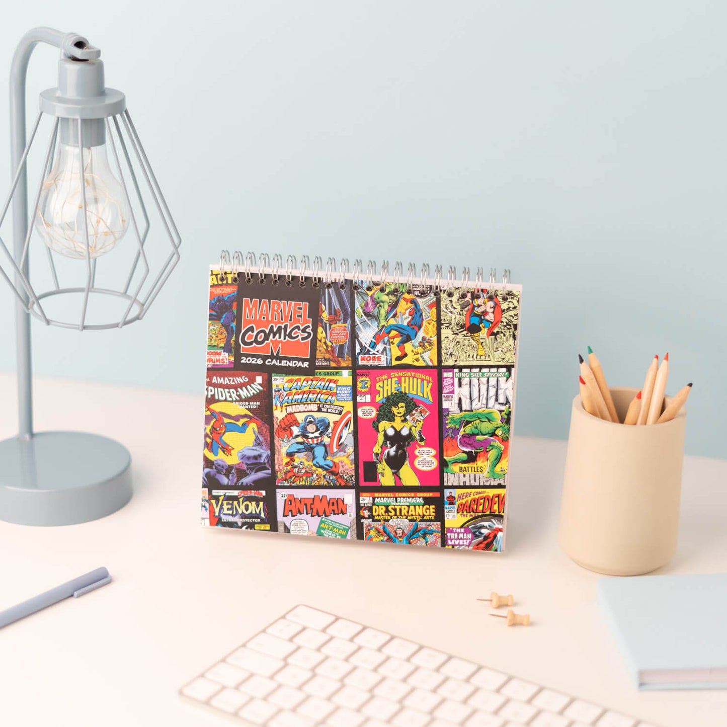 Calendario De Escritorio 2026 Marvel