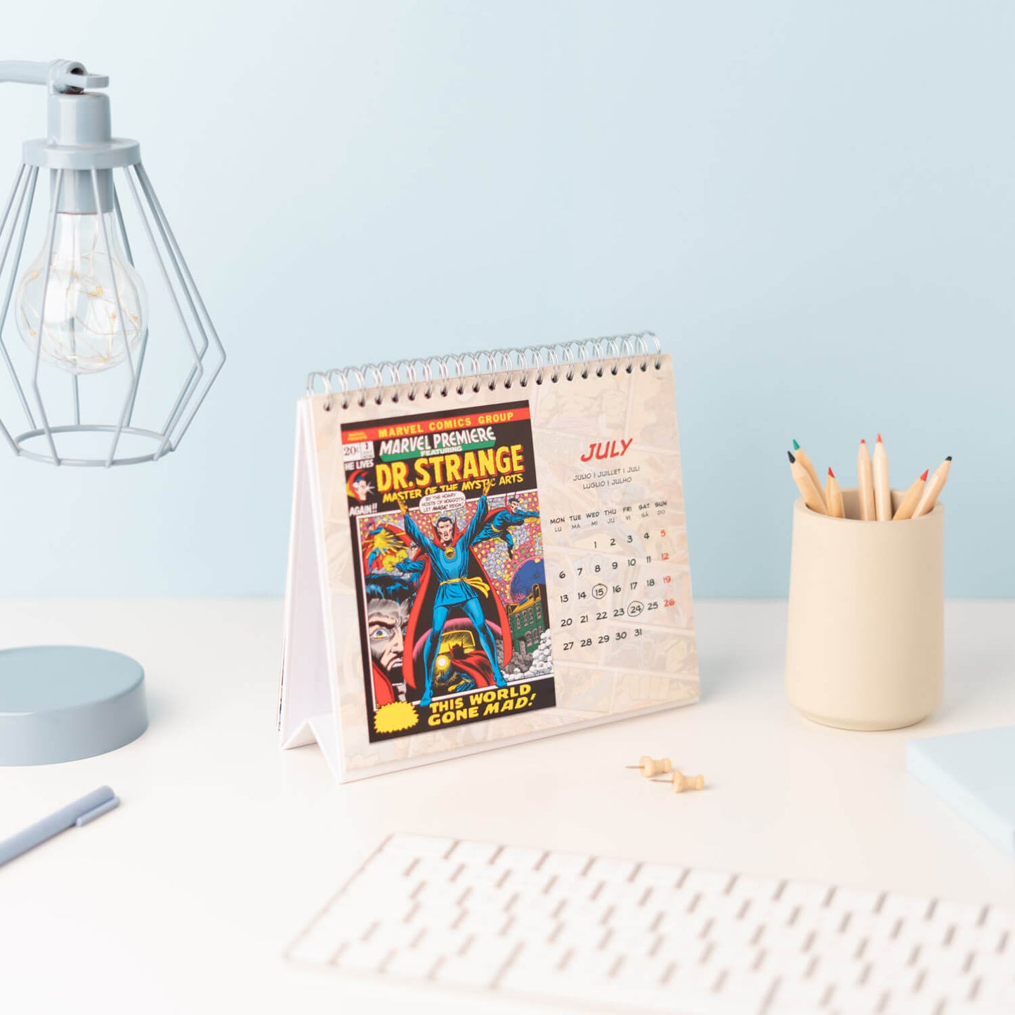 Calendario De Escritorio 2026 Marvel