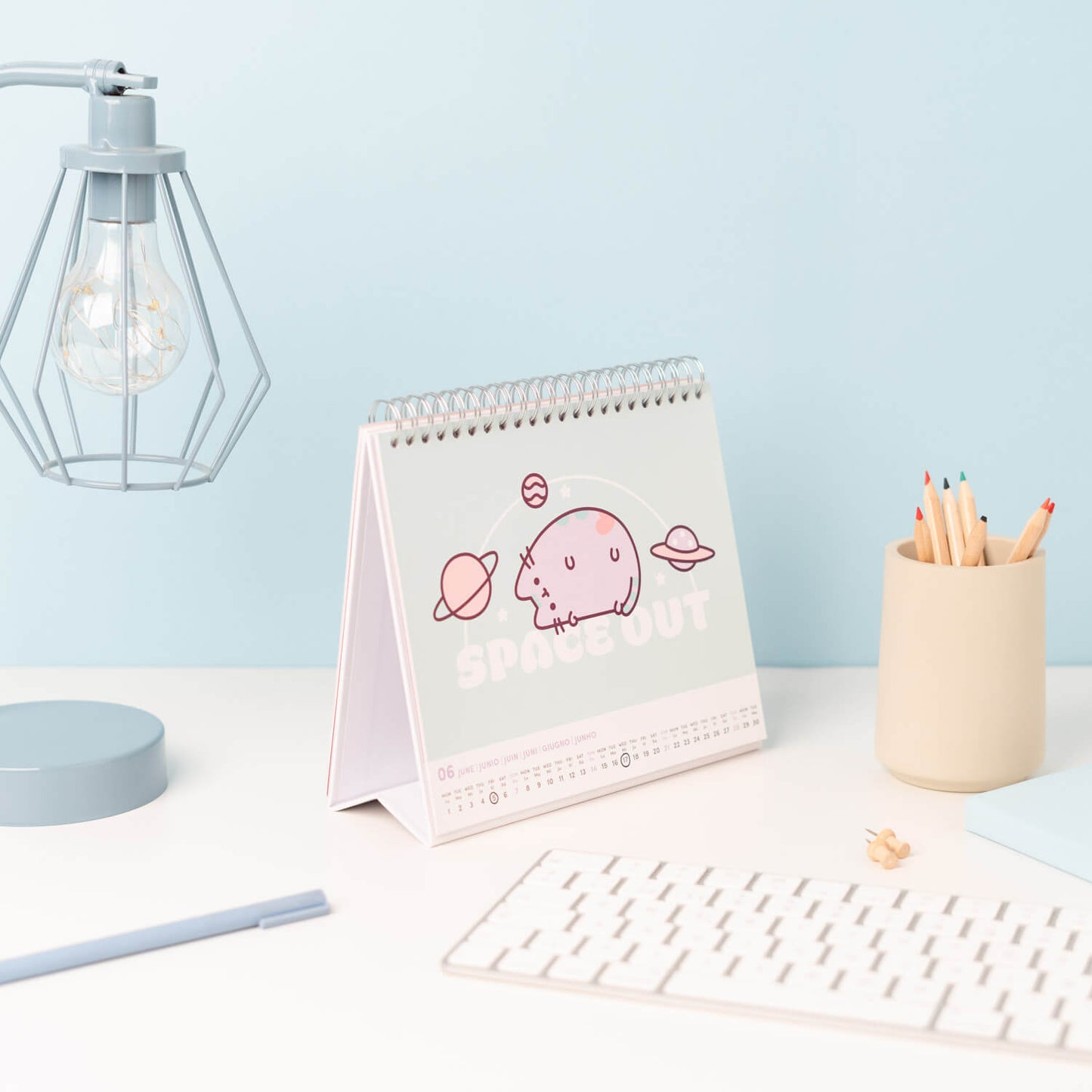 Calendario De Escritorio 2026 Pusheen