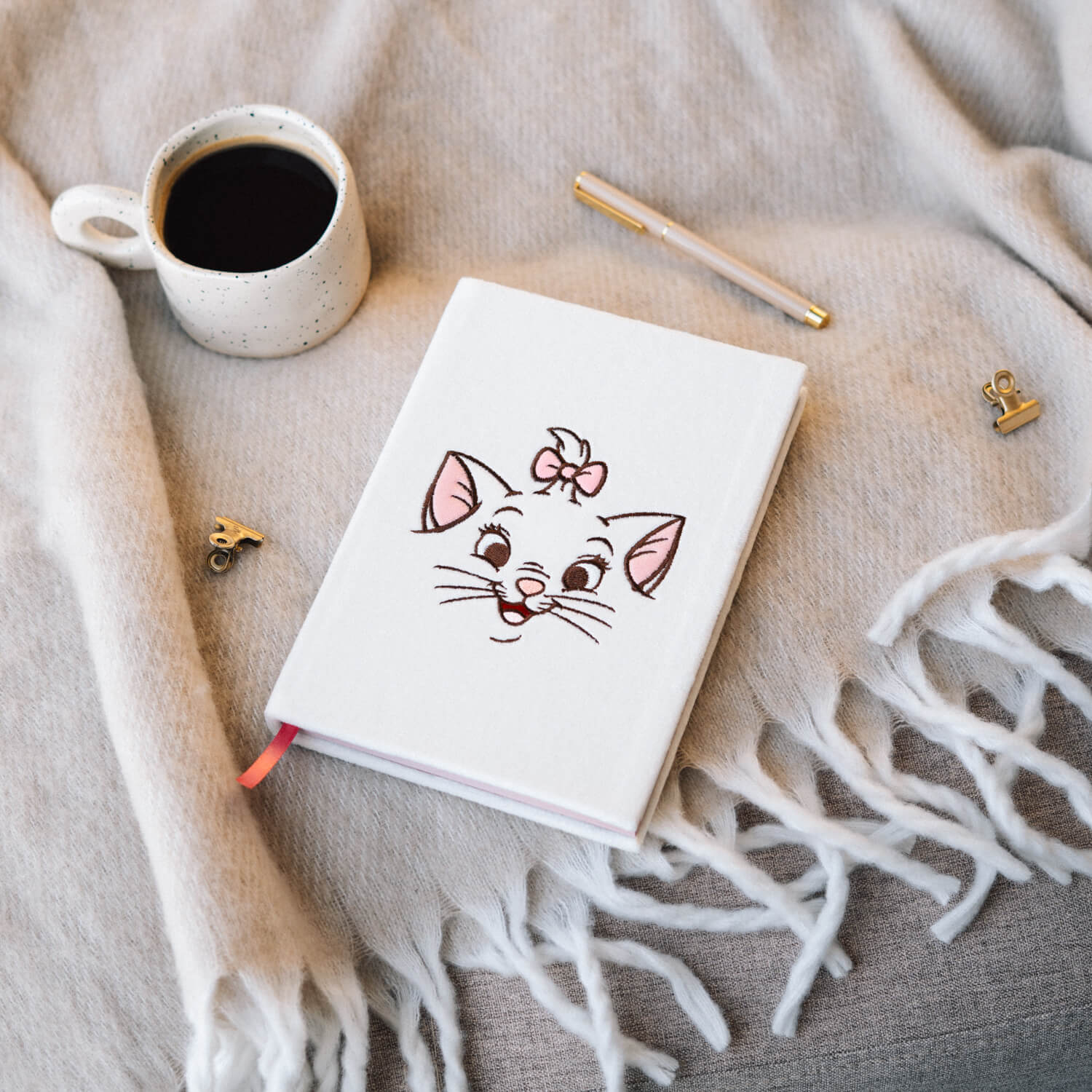 Cuaderno Felpa Bonjour Marie Aristogatos Disney