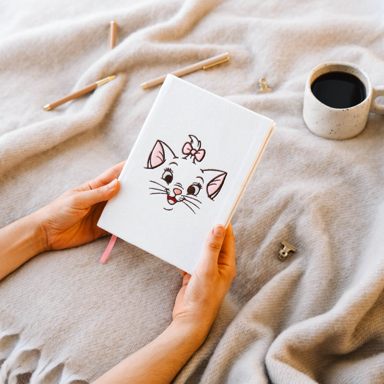 Cuaderno Felpa Bonjour Marie Aristogatos Disney