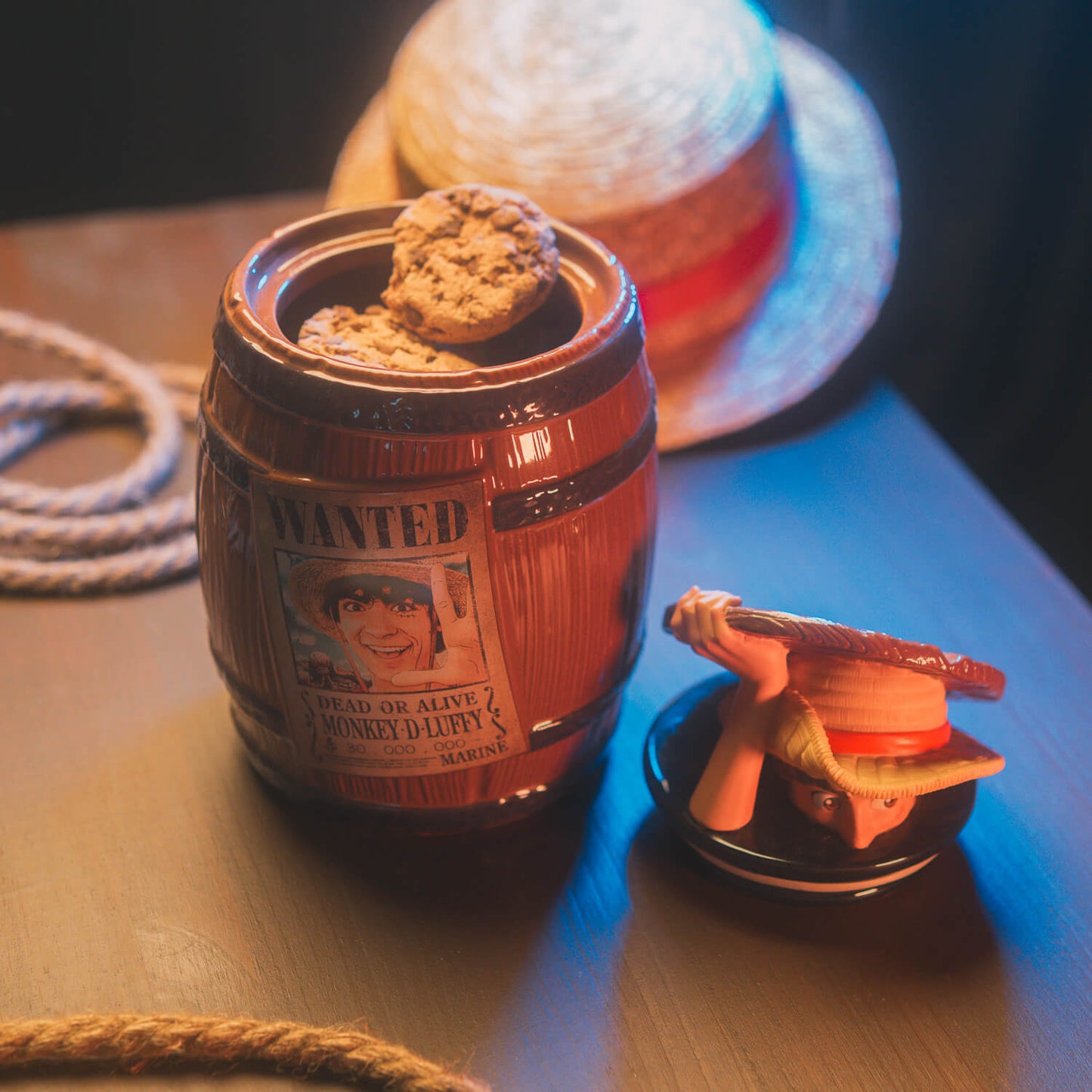 Galletero One Piece Luffy Wanted