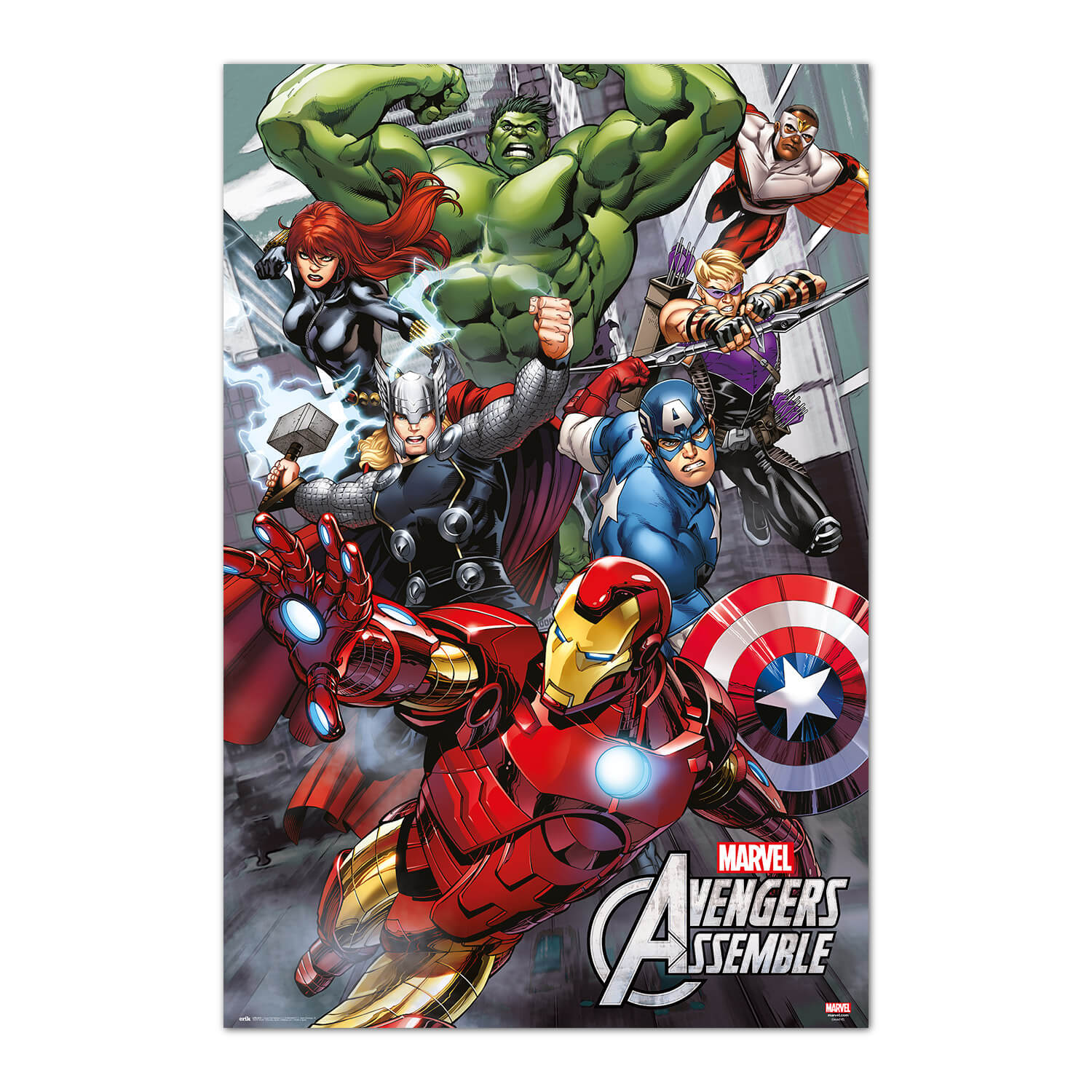 Poster Vengadores Unidos Marvel