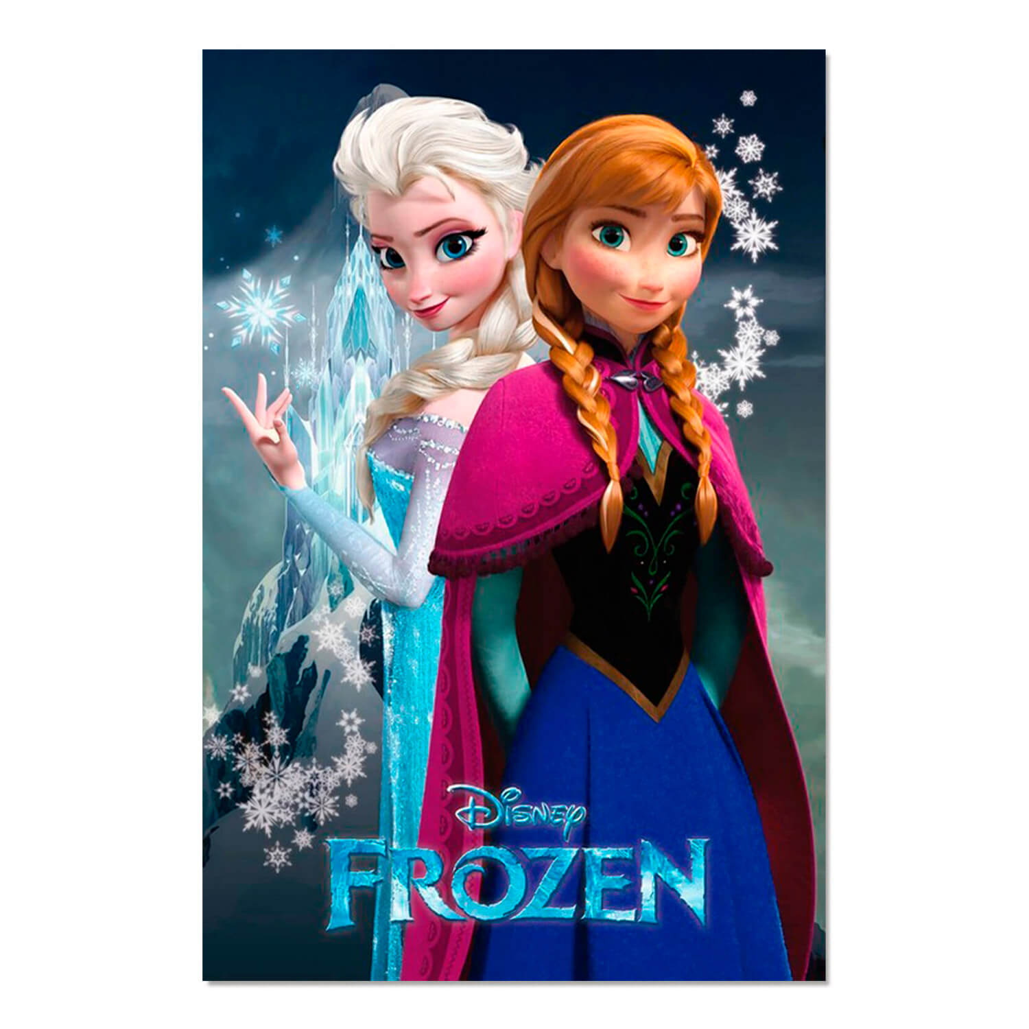 Poster Frozen Anna y Elsa Disney