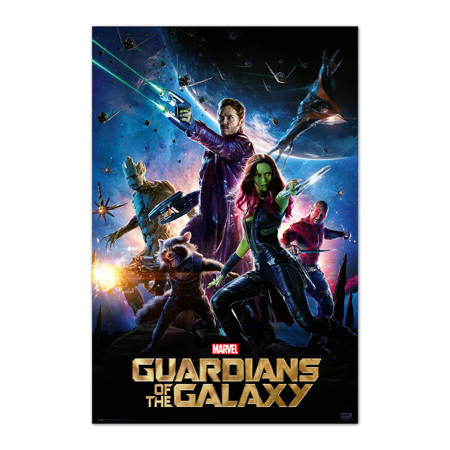 Poster Guardianes De La Galaxia Marvel