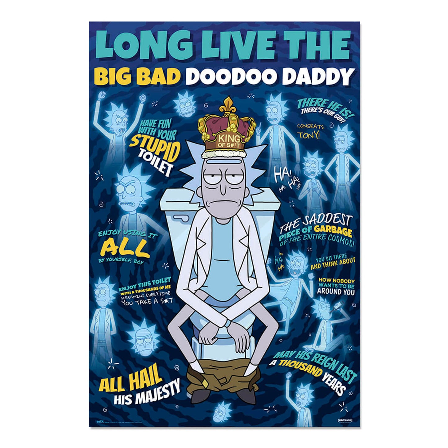 Poster Rick & Morty Doodoo Daddy