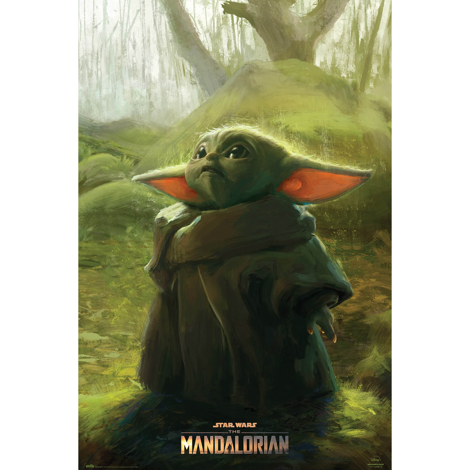 Poster Star Wars The Mandalorian Grogu