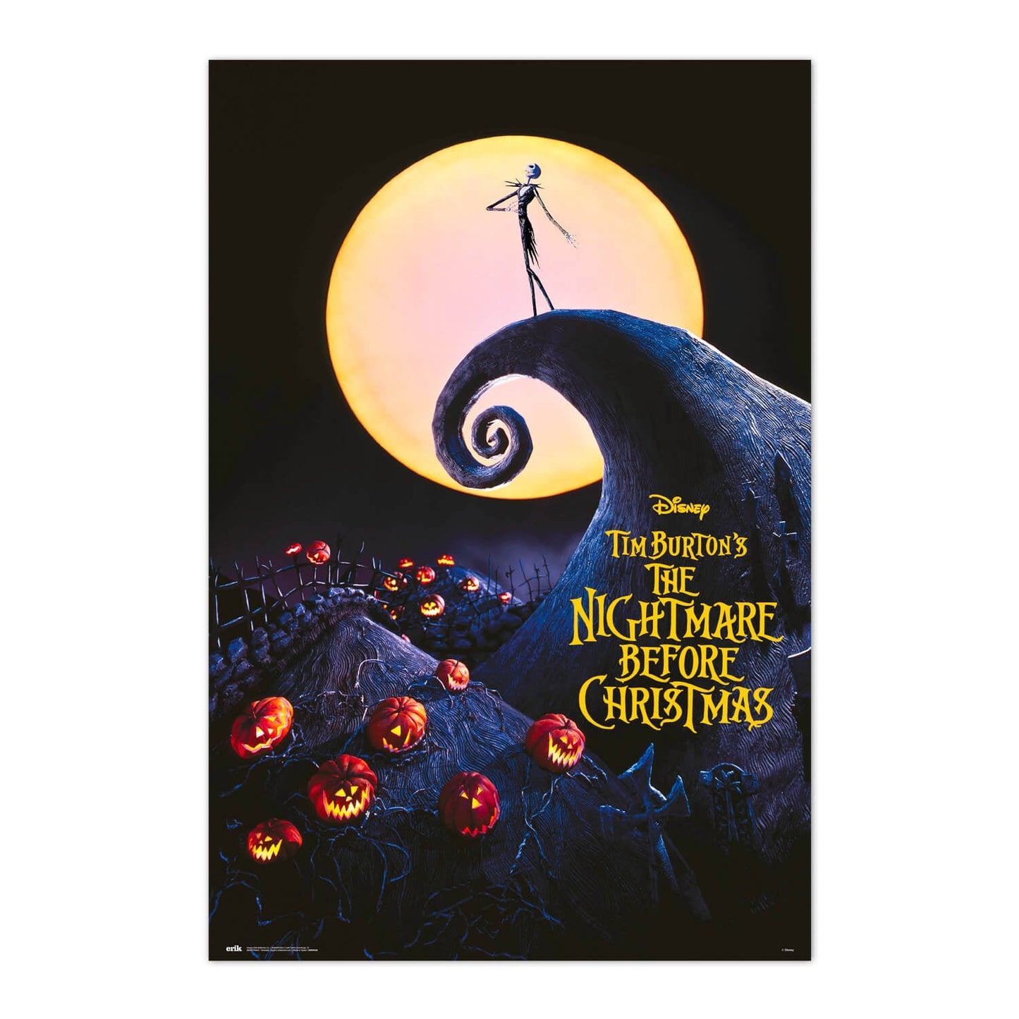 Poster Pesadilla Antes De Navidad Disney