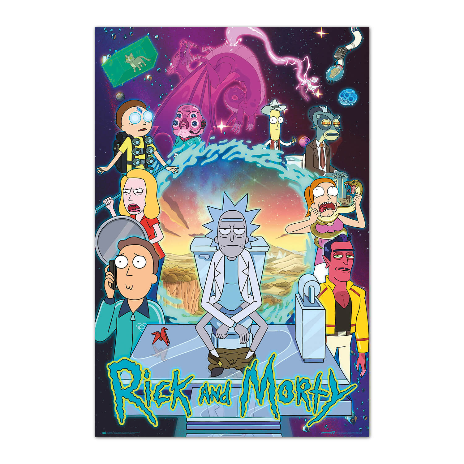 Poster Rick & Morty Season 4
