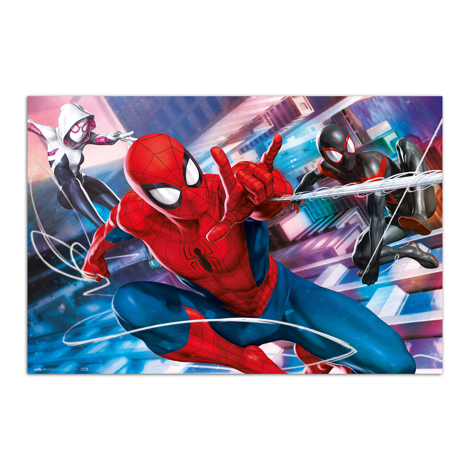 Poster Spider-Man Peter, Miles & Gwen Marvel