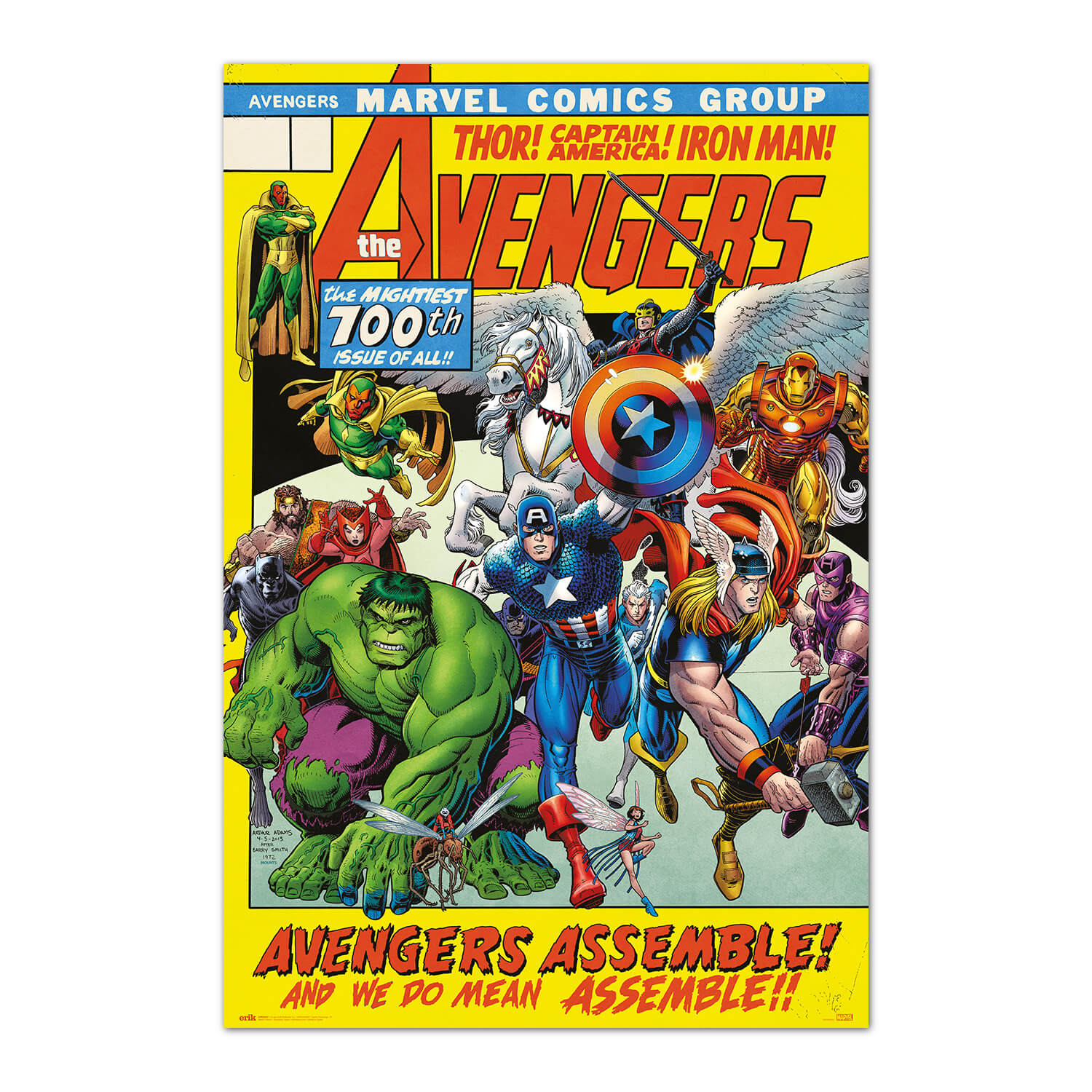 Poster Los Vengadores 100th Issue Marvel