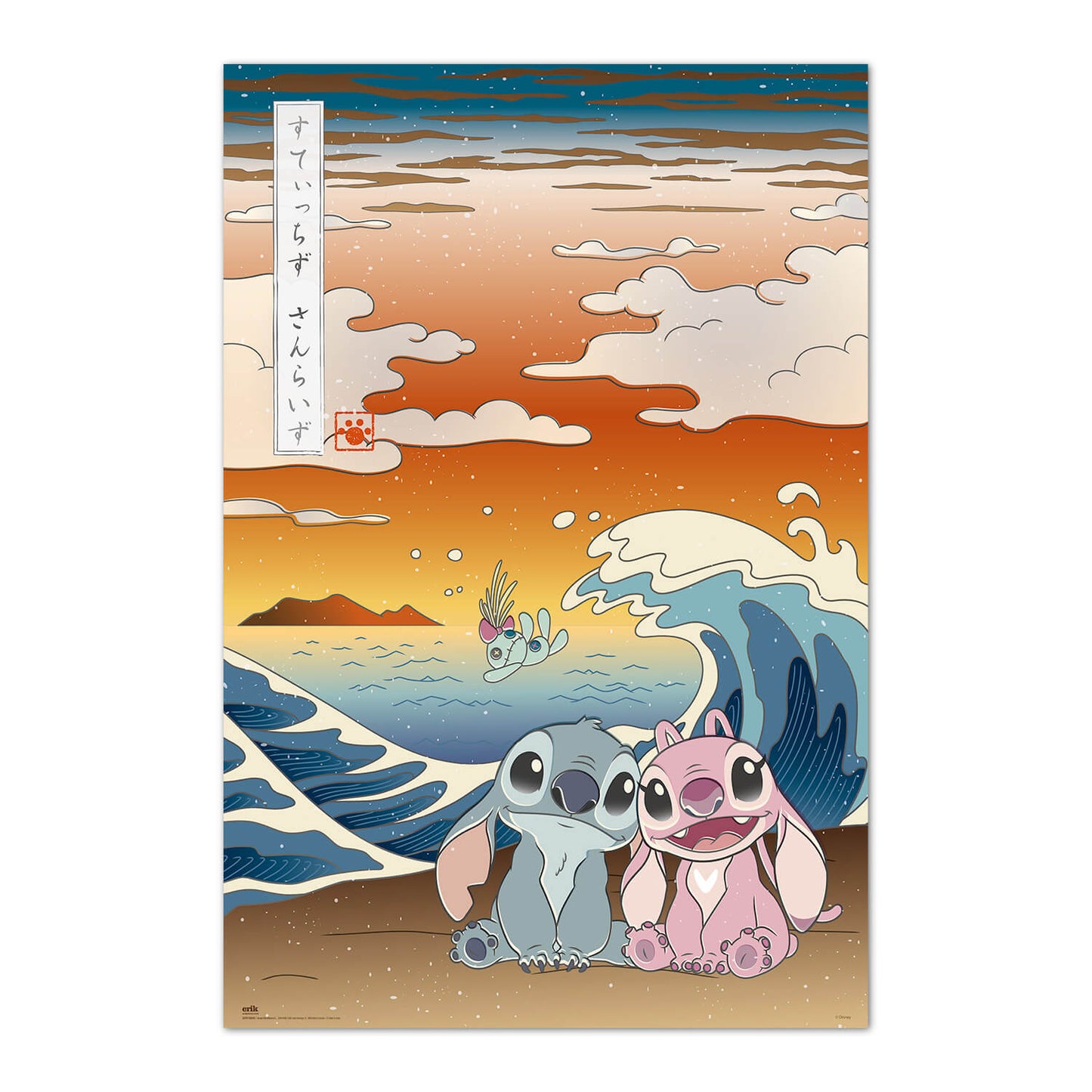 Poster Stitch Japan Disney