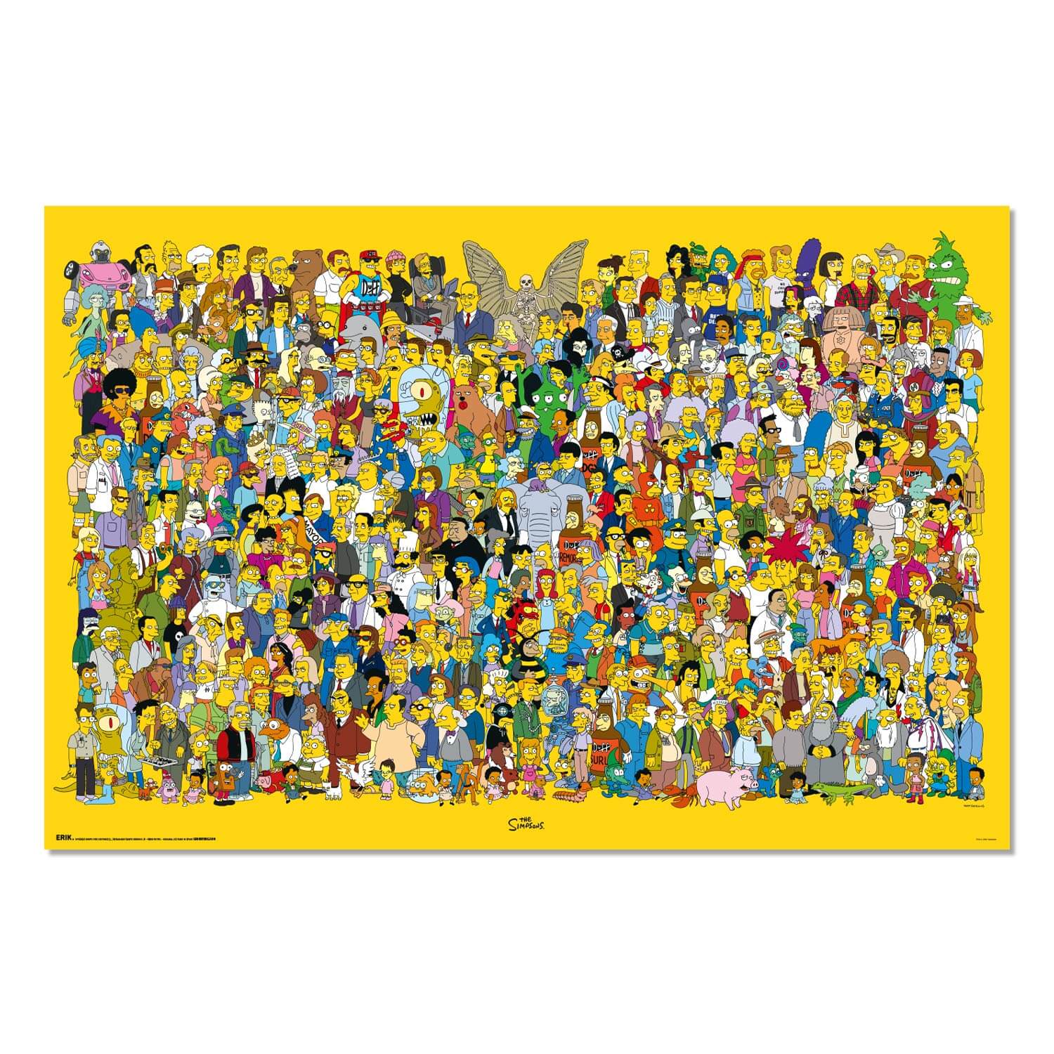 Poster Los Simpson Personajes