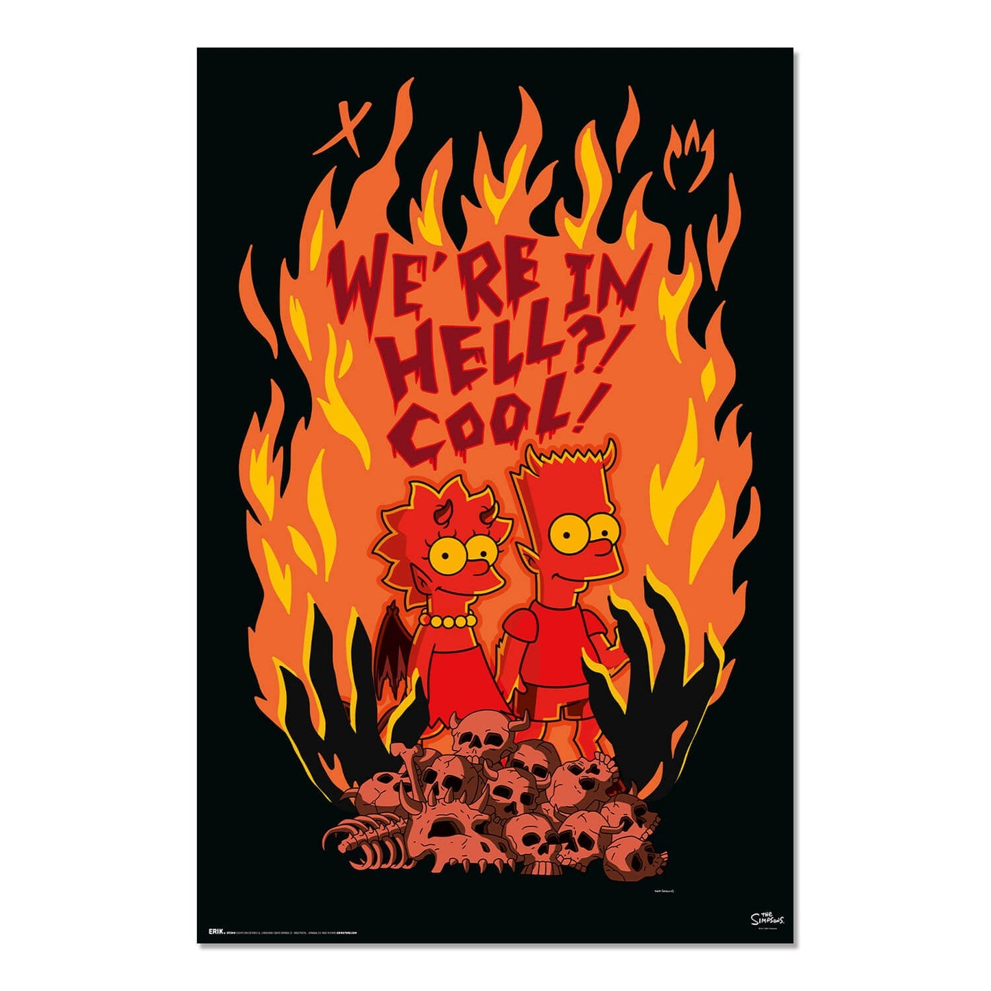Poster Los Simpson We Are In Hell