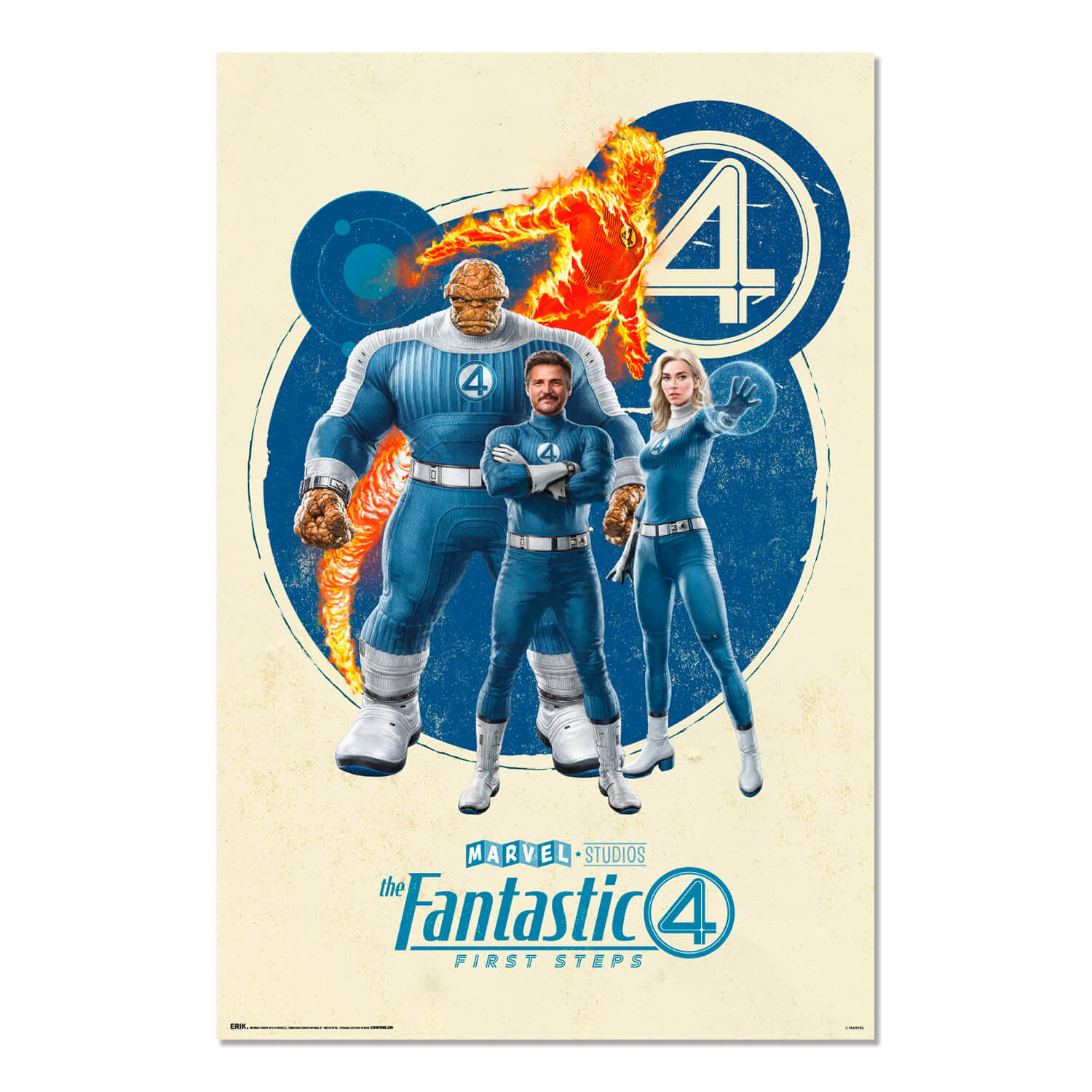 Poster Los Cuatro Fantásticos Marvel