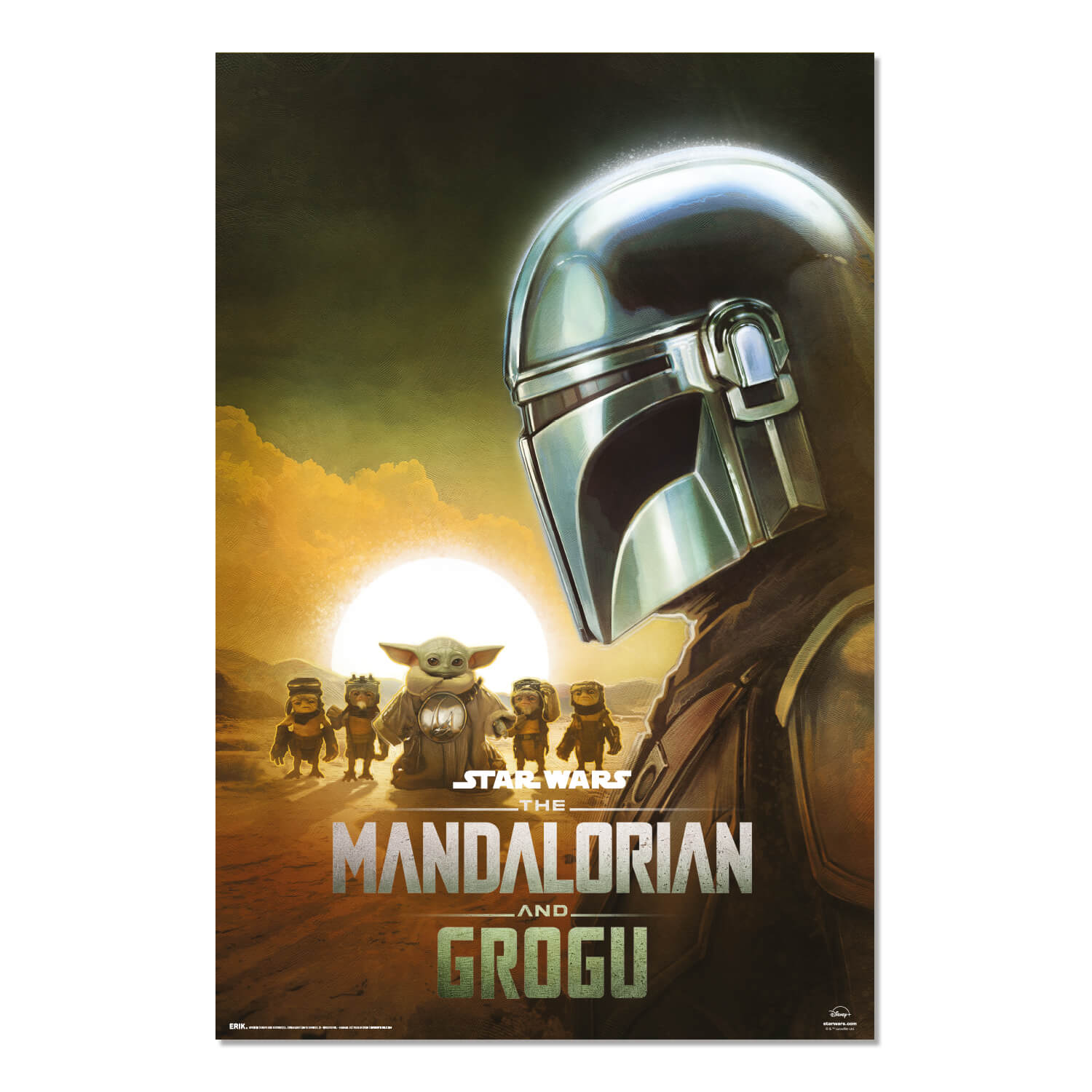 Poster Star Wars The Mandalorian And Grogu