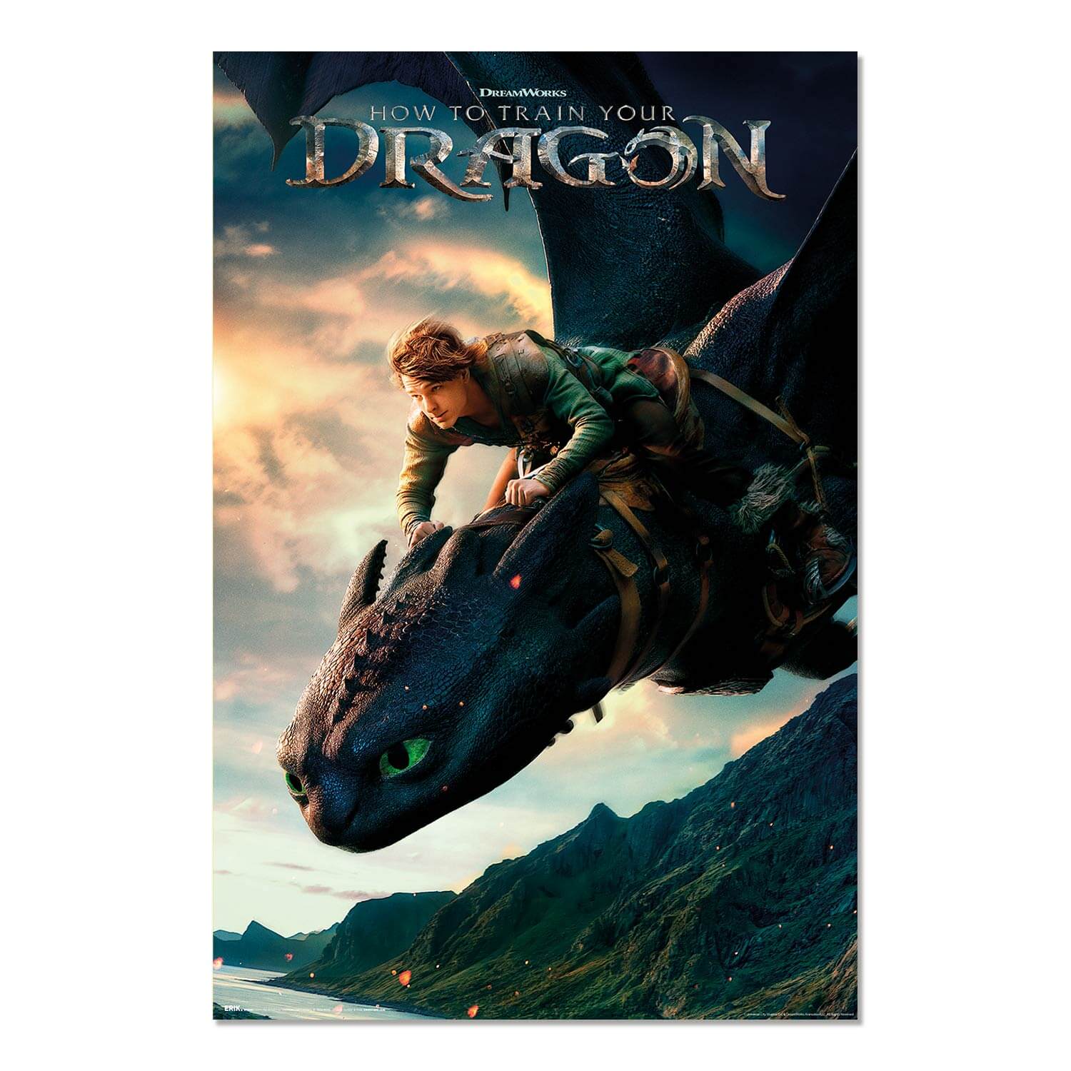 Poster Cómo Entrenar A Tu Dragón Live Action
