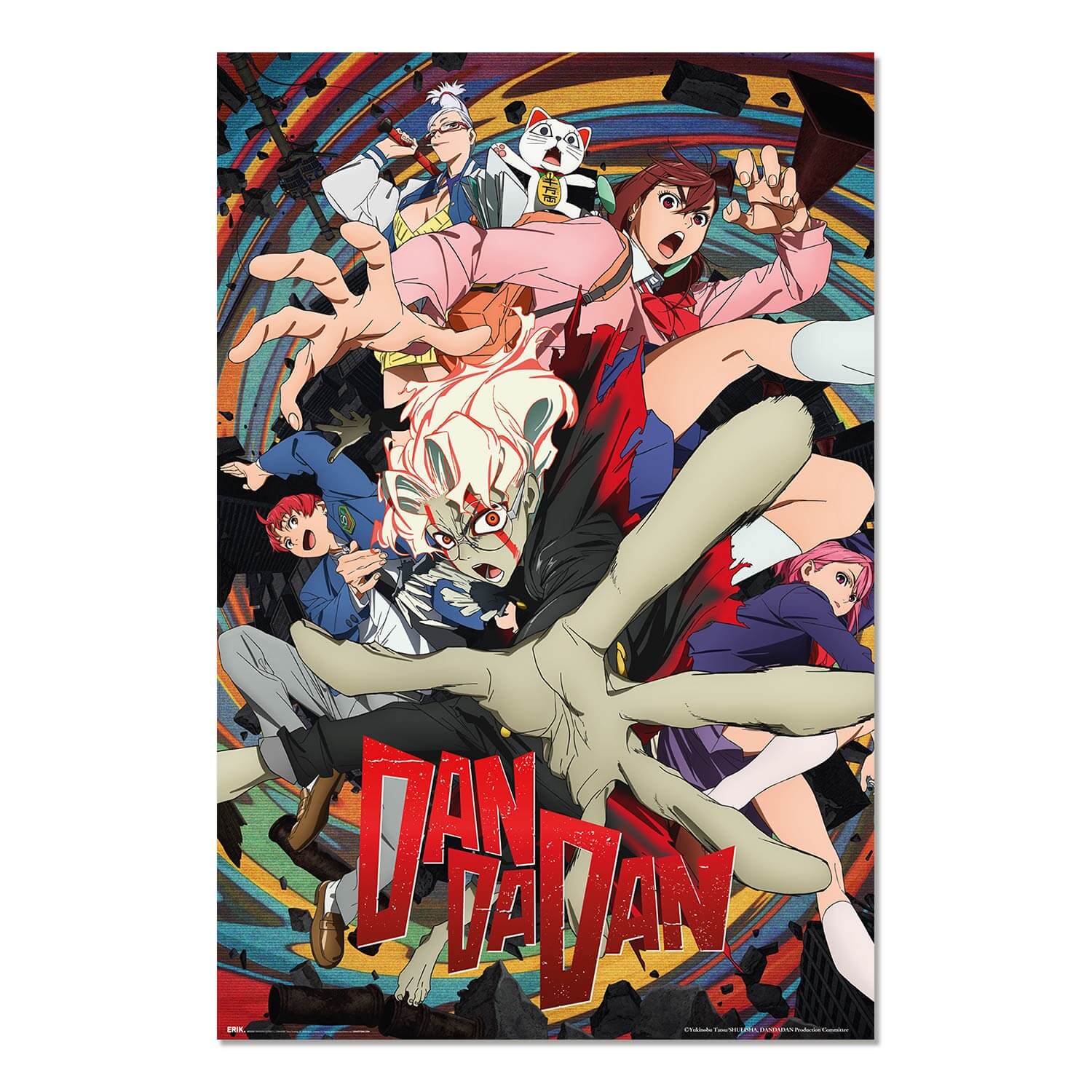 Poster Dan Da Dan Temporada 1 Personajes