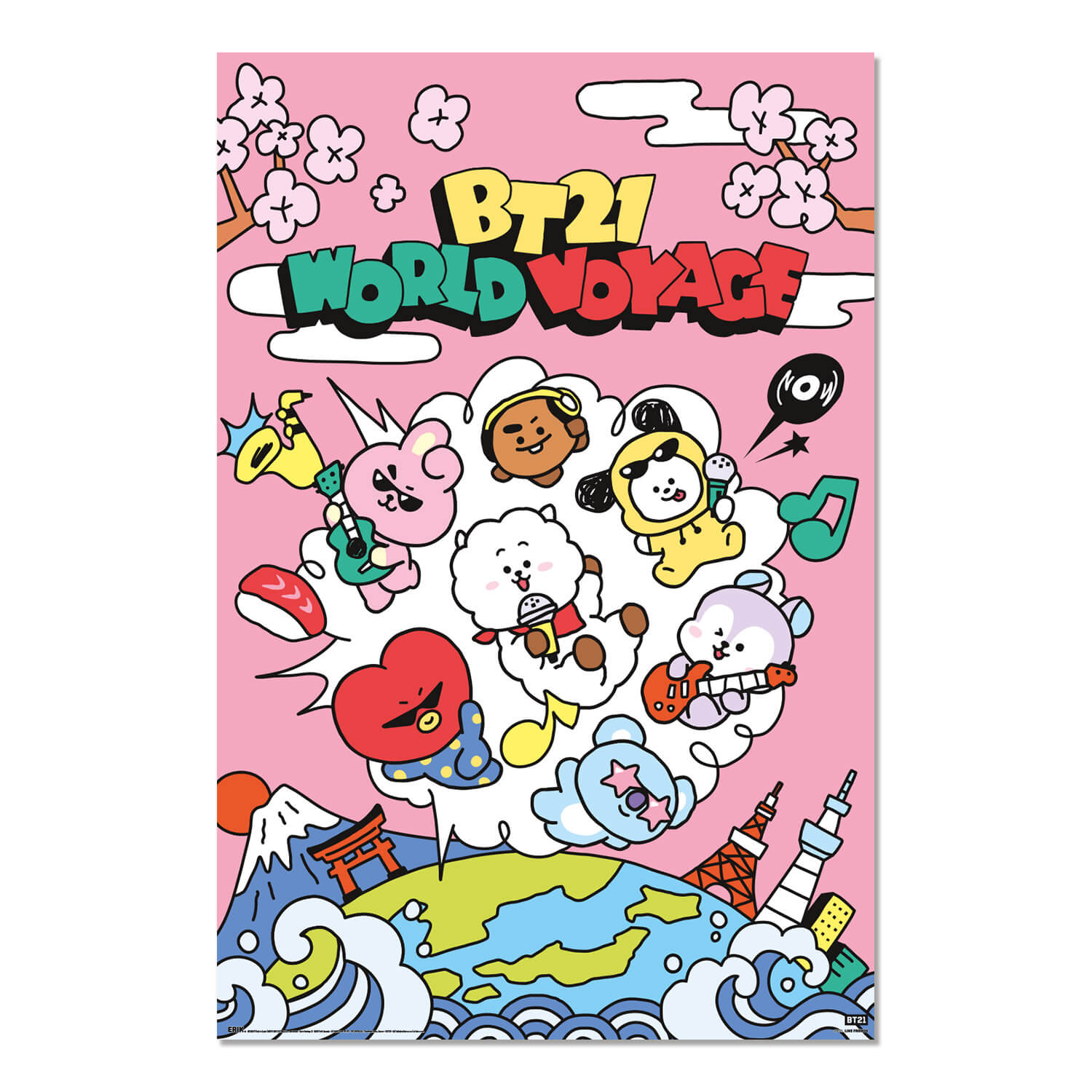 Poster BT21 World Voyage