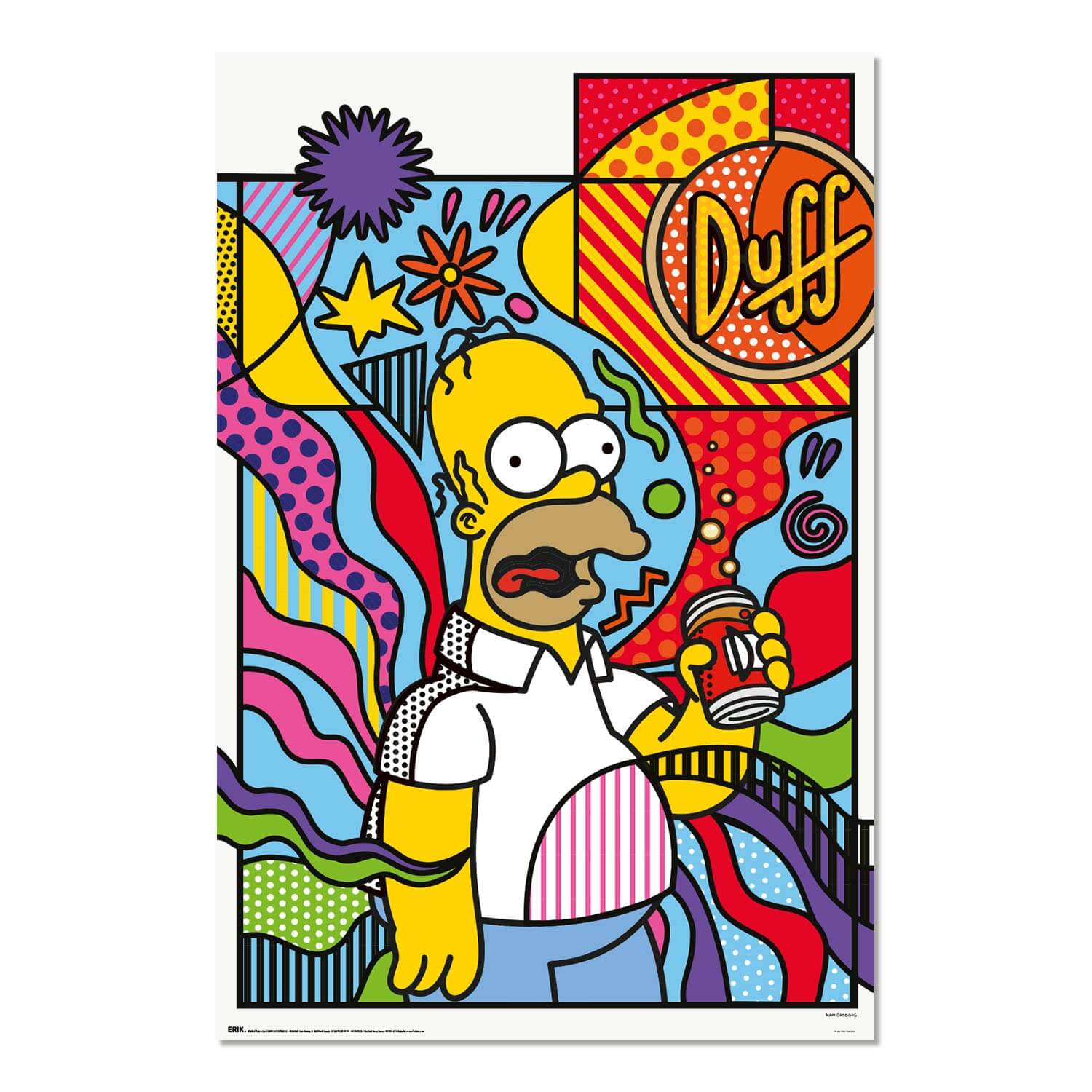 Poster Los Simpson Homer Duff
