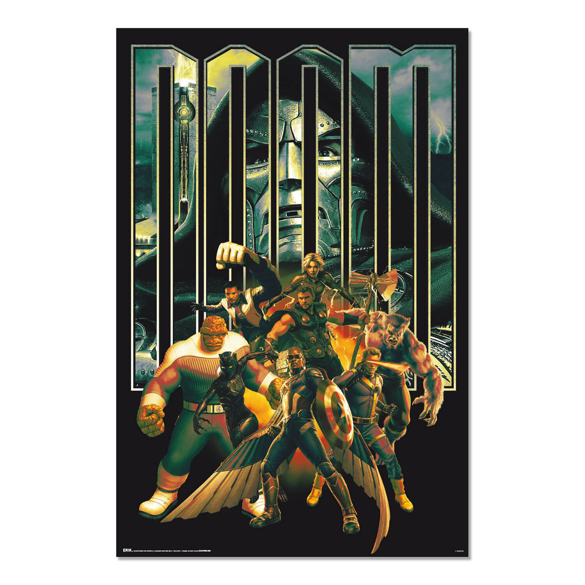 Poster Marvel Vengadores Doomsday Doom