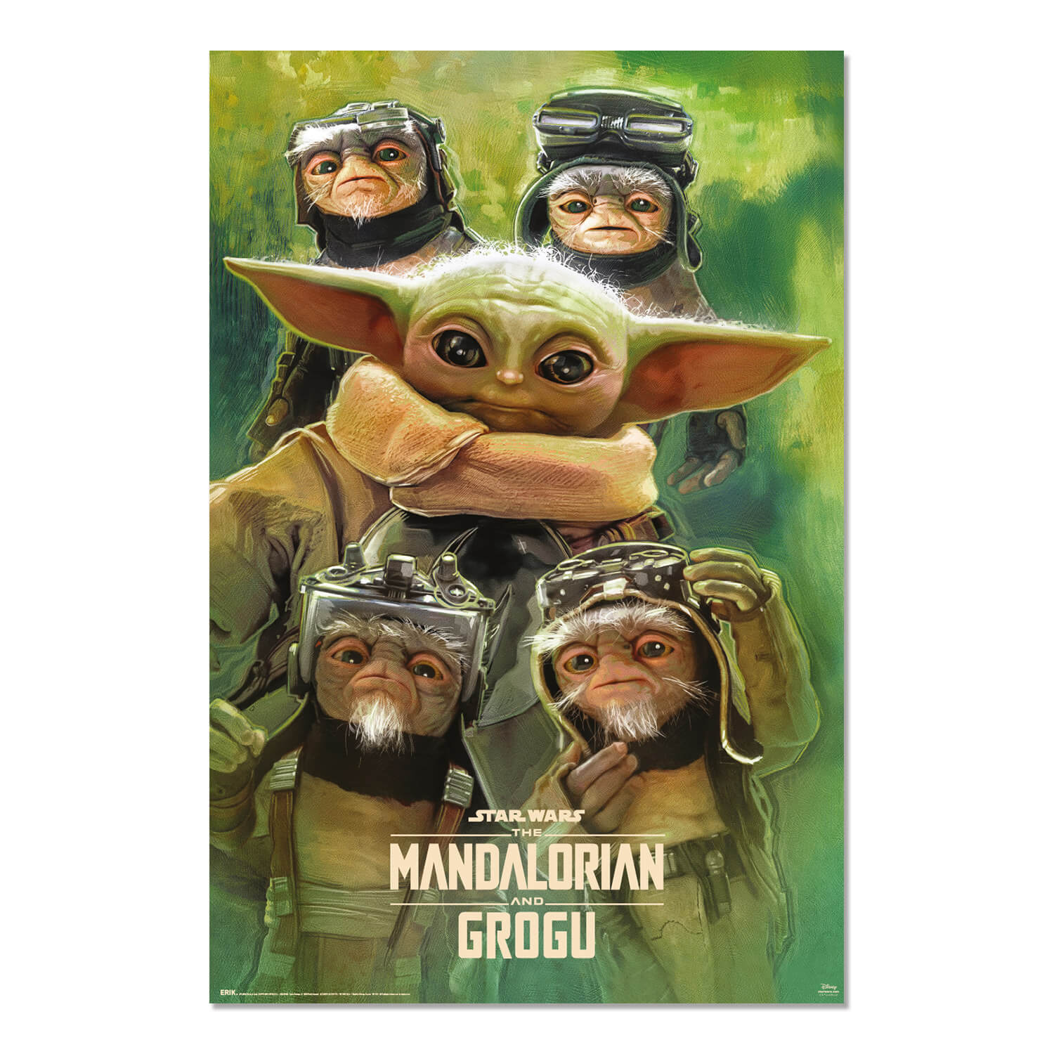 Poster Star Wars The Mandalorian And Grogu Anzellans