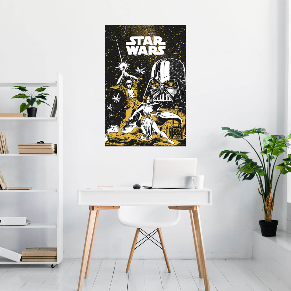 Poster Star Wars 50 Aniversario