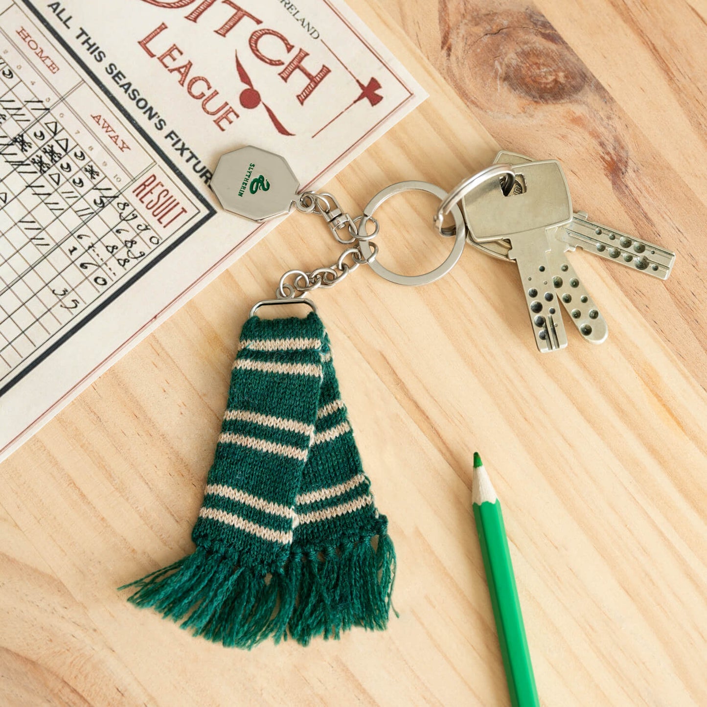 Llavero Harry Potter Casa Slytherin