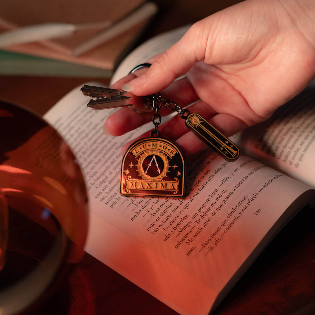 Llavero Harry Potter Lumos Maxima