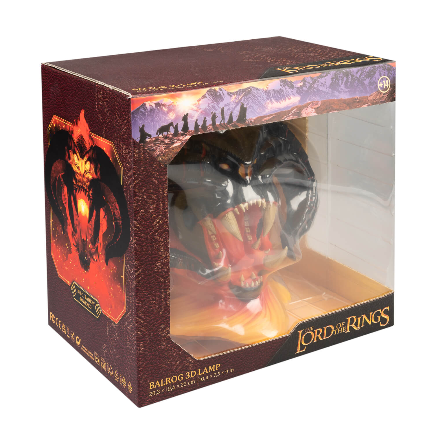Lámpara El Señor De Los Anillos Balrog