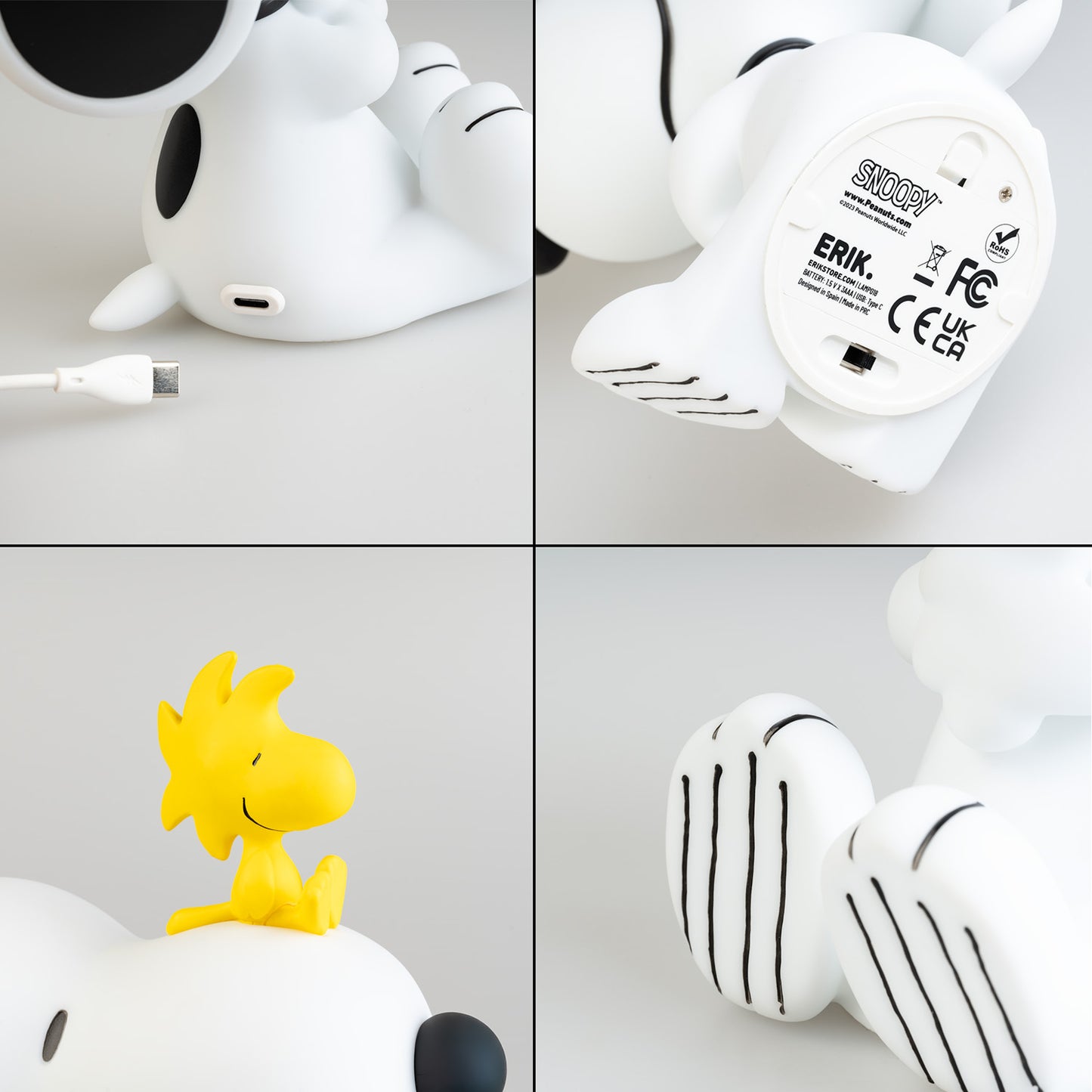 Lampara Snoopy 3D
