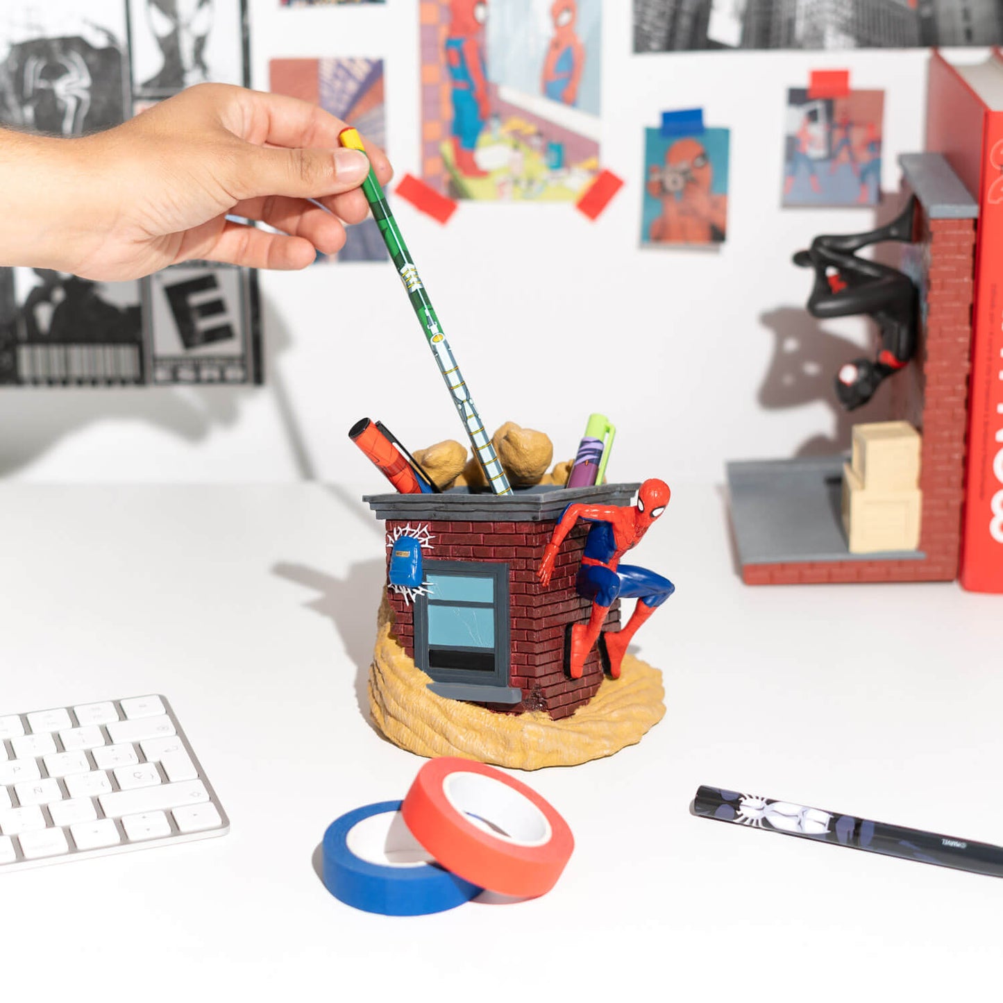 Lapicero Spider-Man Marvel Con Set De Escritura
