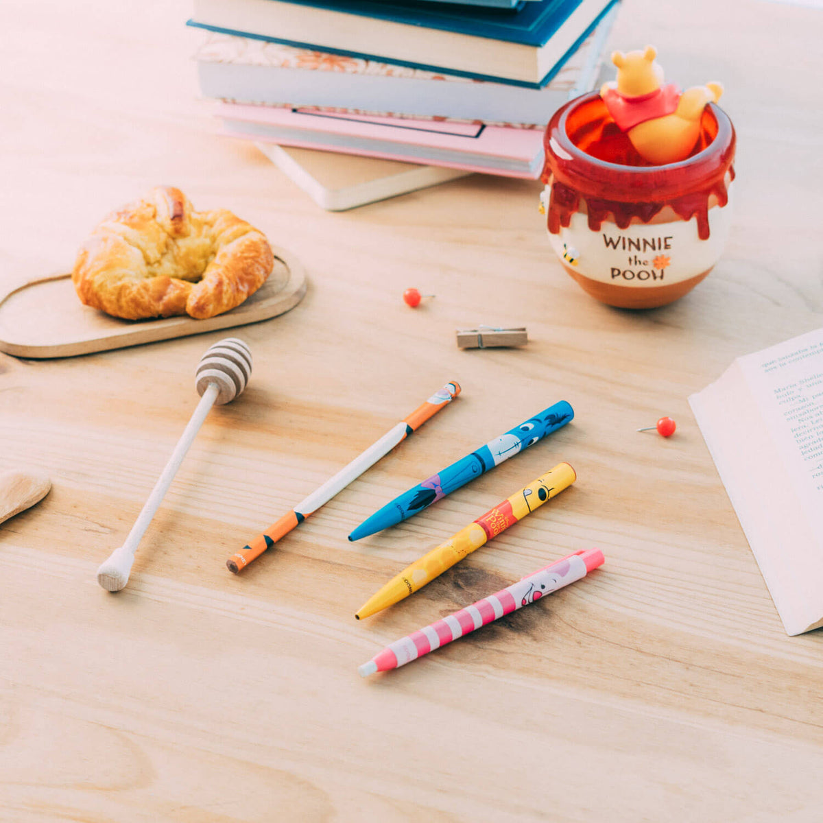 Lapicero Winnie The Pooh Disney Con Set De Escritura