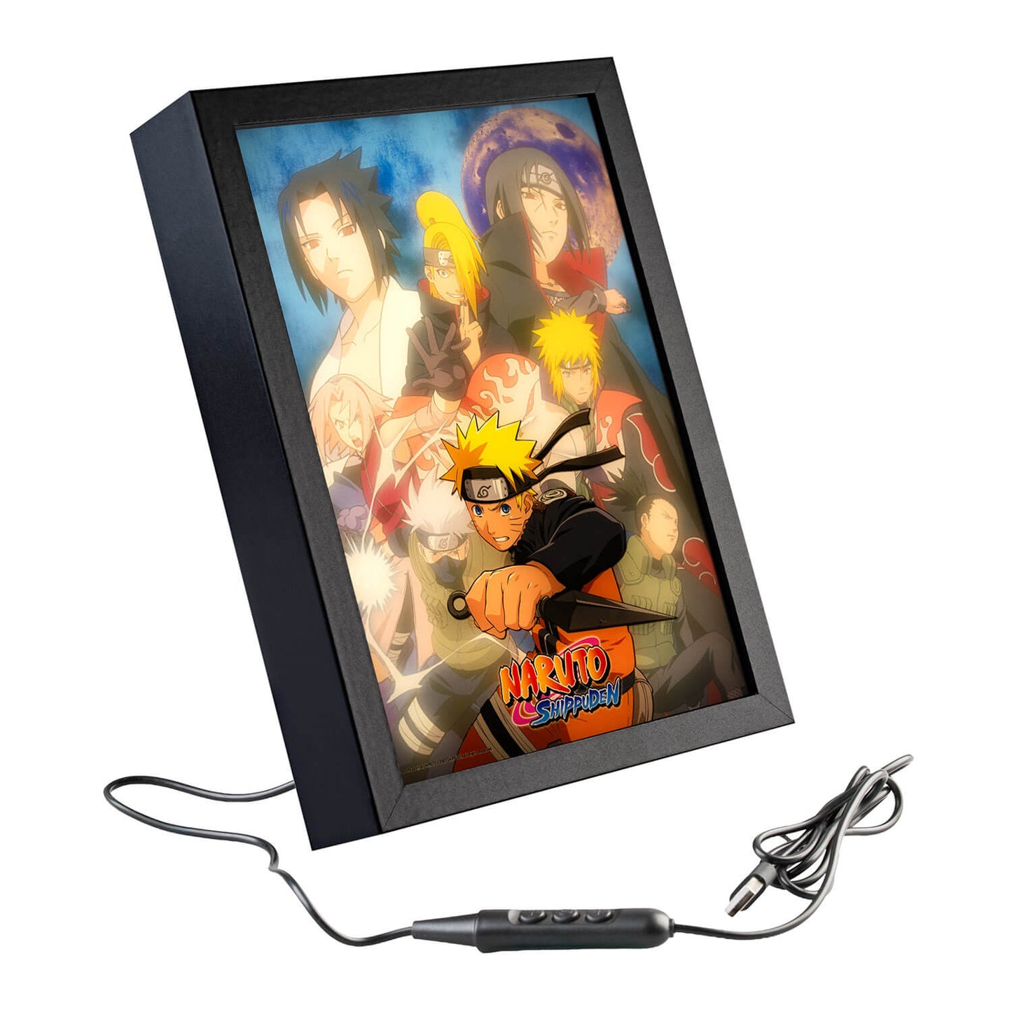 Cuadro Con Luz LED Naruto Shippuden