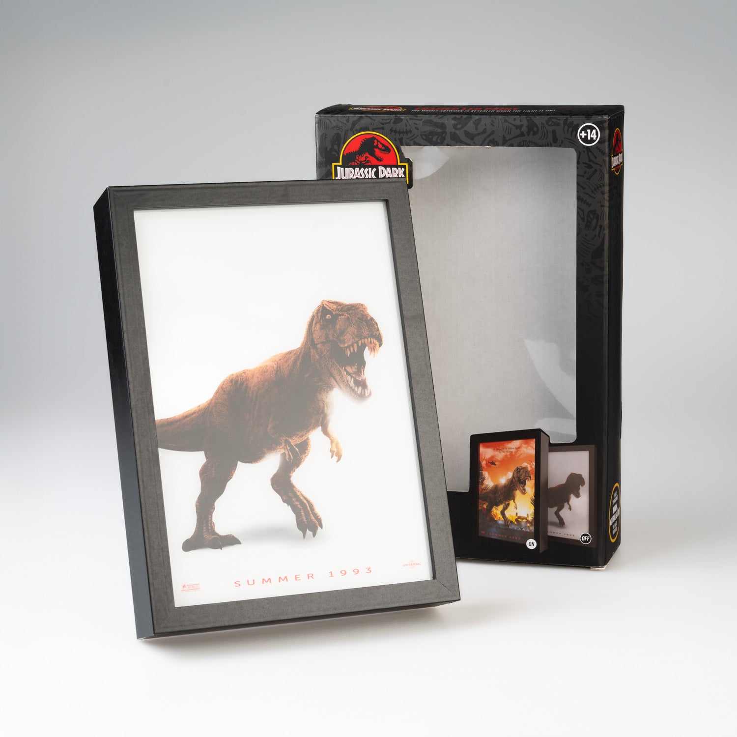 Cuadro Con Luz LED Jurassic Park